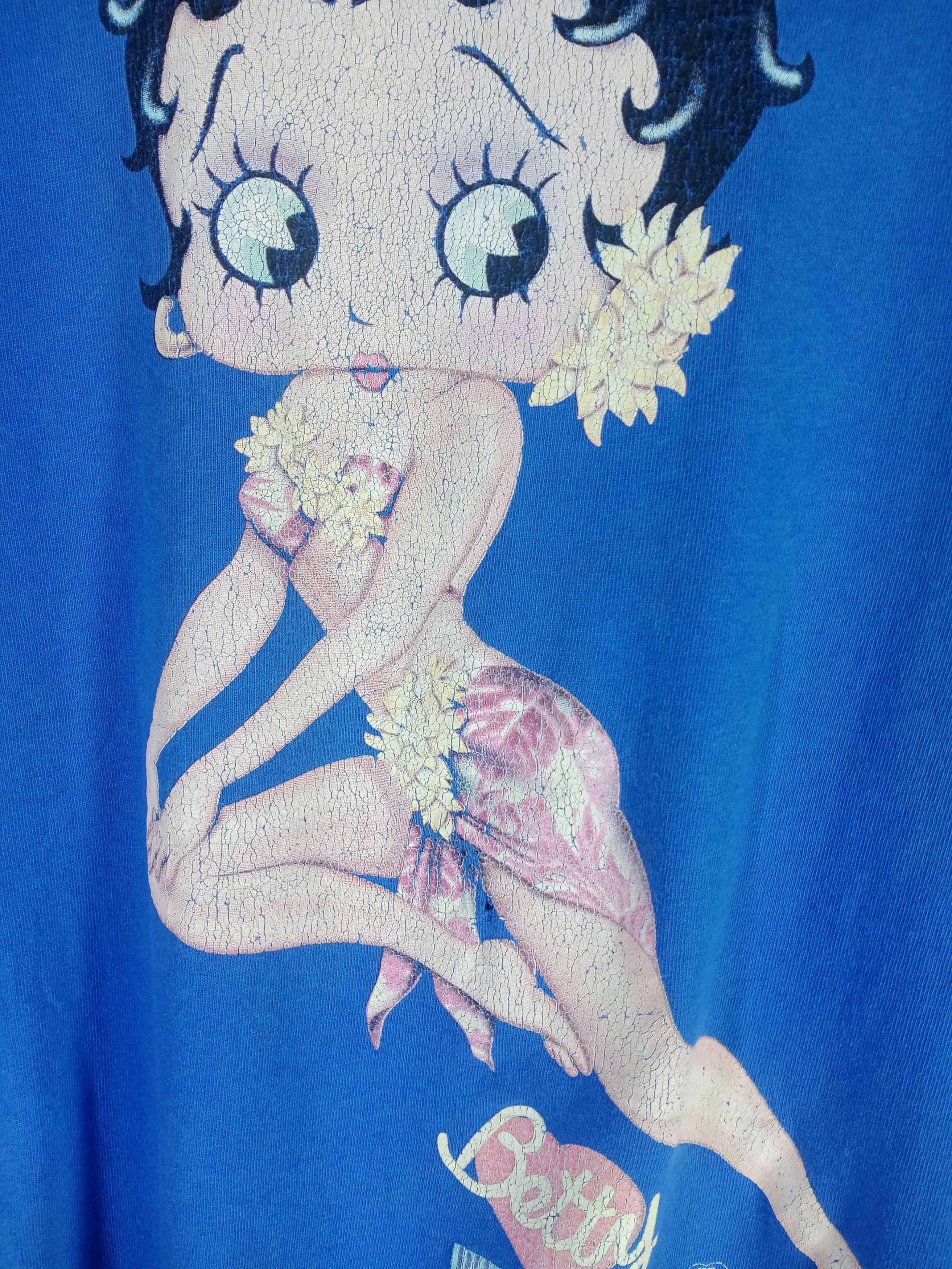 Cartoon Network Rare Vintage 90s Betty Boop Distressed Tshirt Size US L / EU 52-54 / 3 - 6 Thumbnail