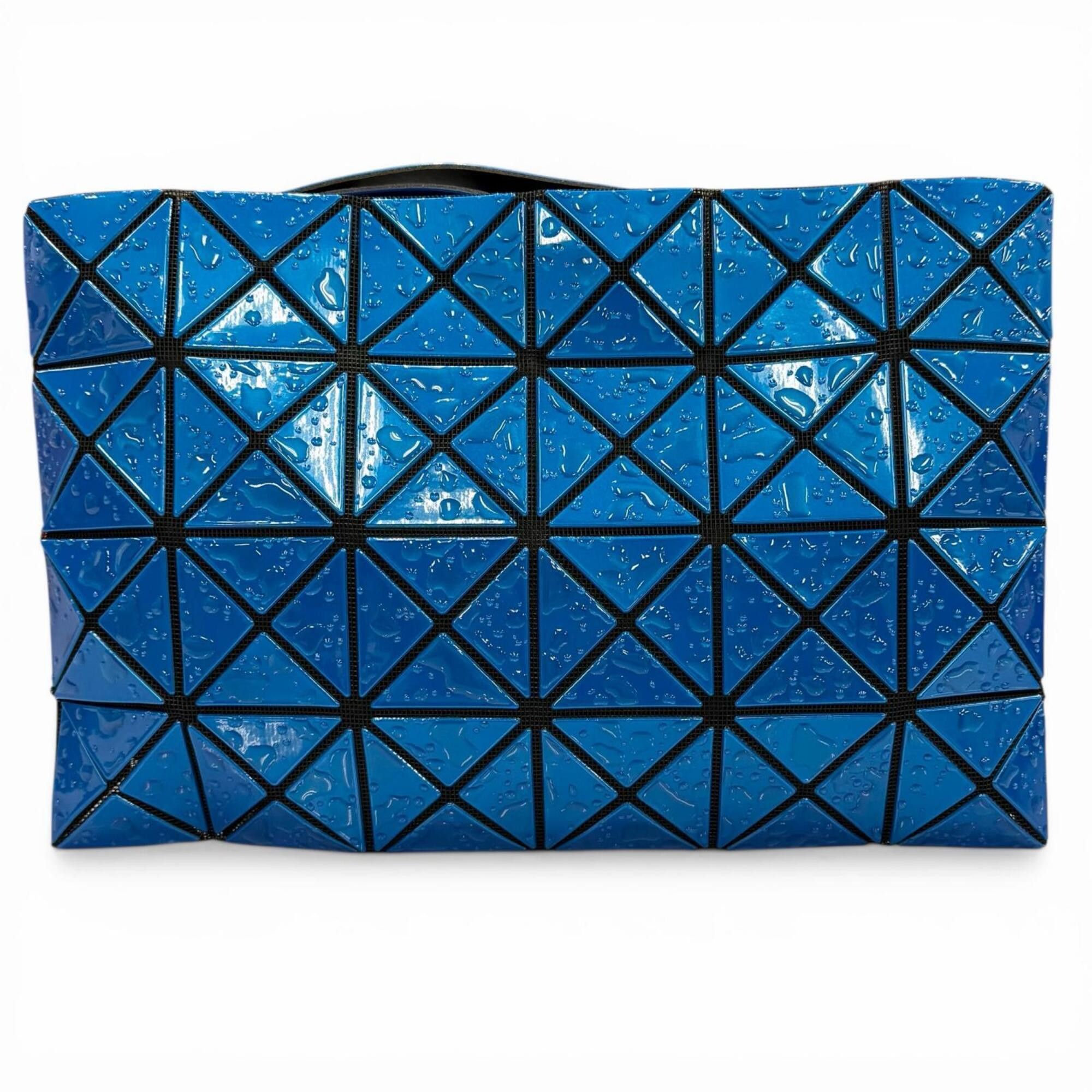 Issey Miyake BAOBAO ISSEY MIYAKE Triangle Piece Waterdrop Motif Clutch Bag Second Blue Made in Japan Women's Size ONE SIZE - 1 Thumbnail