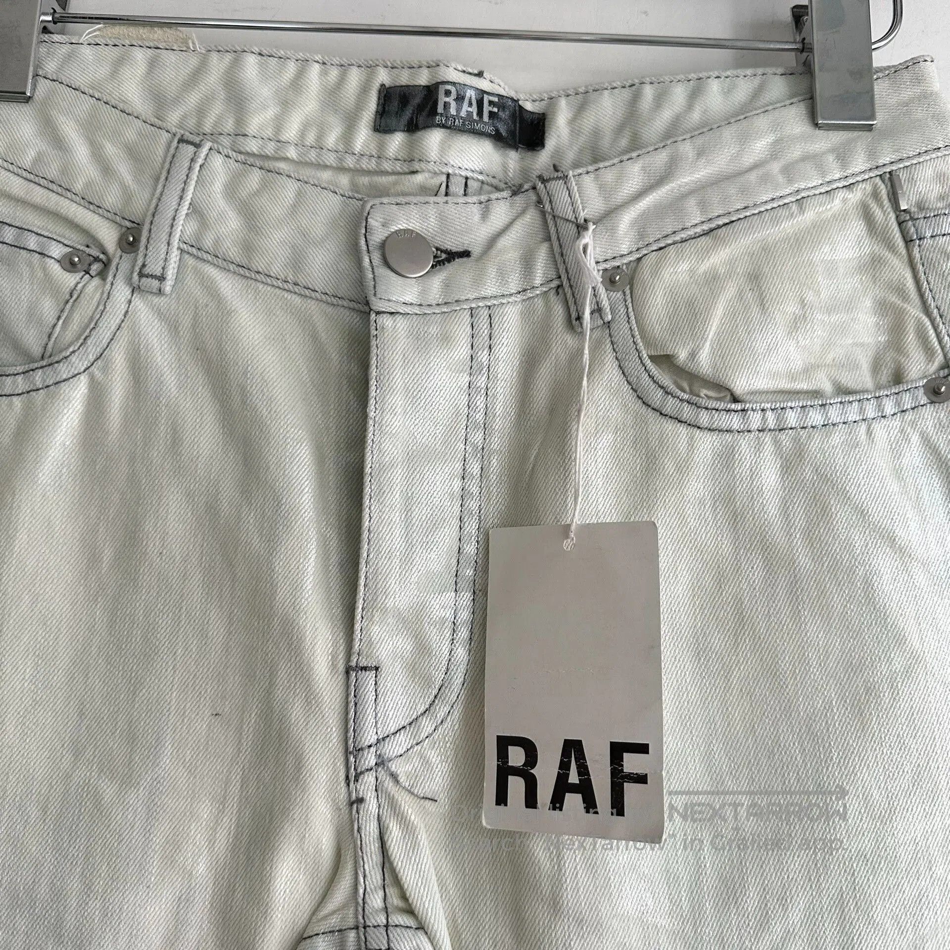 Raf by Raf Simons raf simons 07ss brush denim pants size 30. Size US 30 / EU 46 - 6 Thumbnail