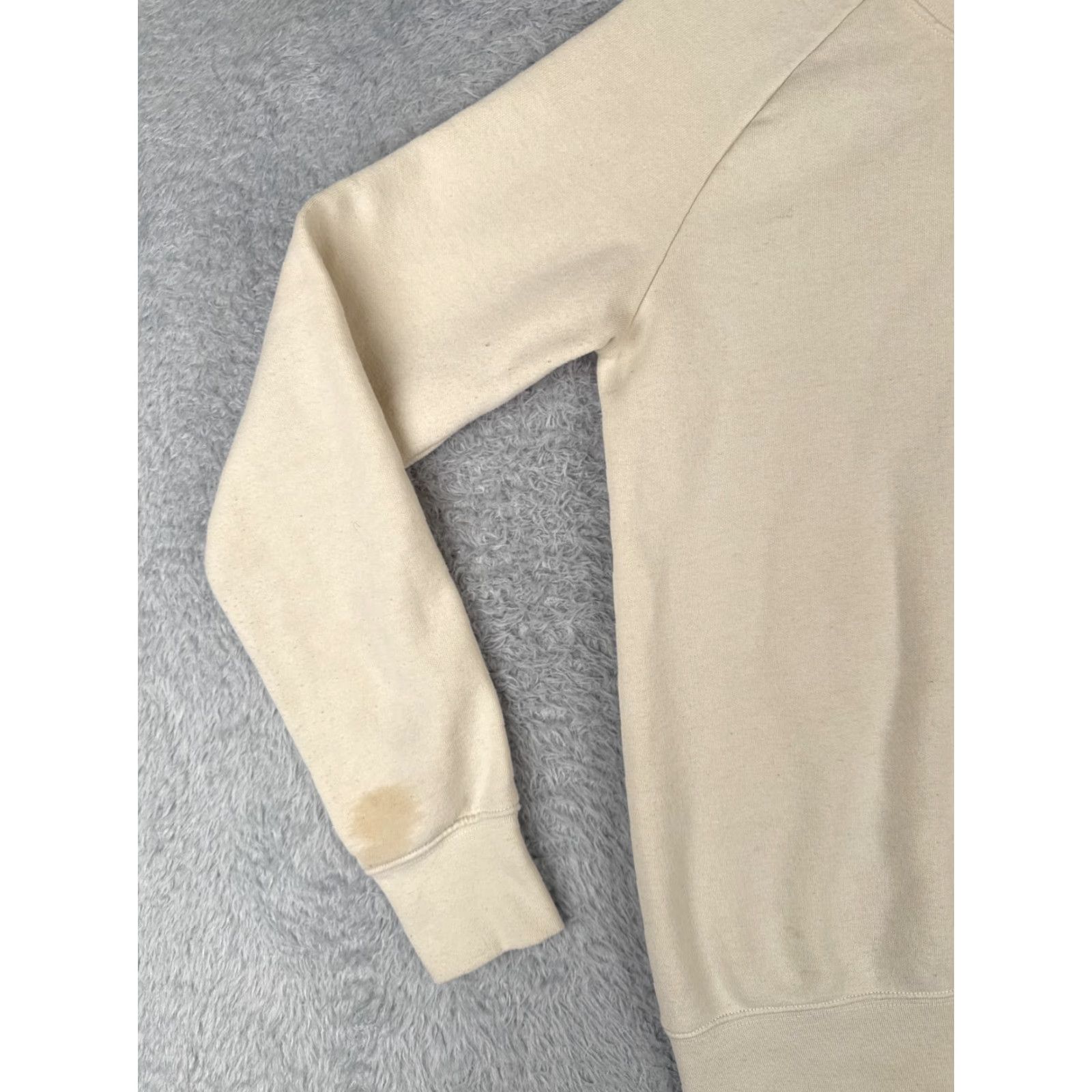 The North Face The North Face Sweatshirt Mens XS Ivory Crew Neck Polyester Jersey Fabric Size XS / US 0-2 / IT 36-38 - 3 Thumbnail