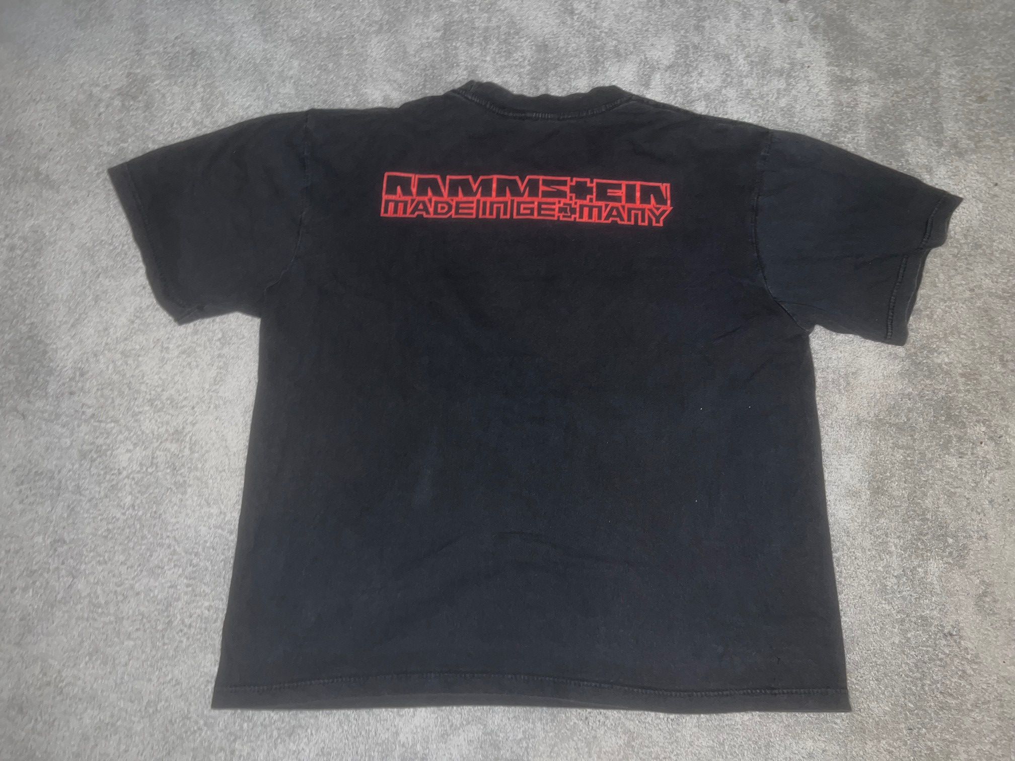 Band Tees × Vintage Rammstein Vintage Made in Germany Band Tee Size US XL / EU 56 / 4 - 2 Thumbnail