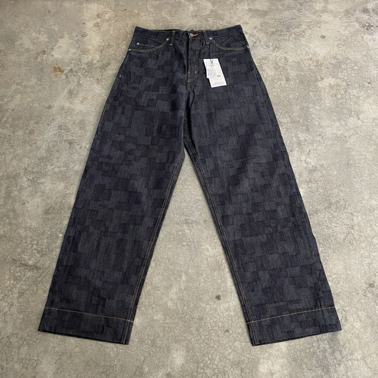 ANREALAGE BNWT ANREALAGE Made In Japan Super Wide Baggy Denim Jeans Size US 36 / EU 52 - 3 Thumbnail