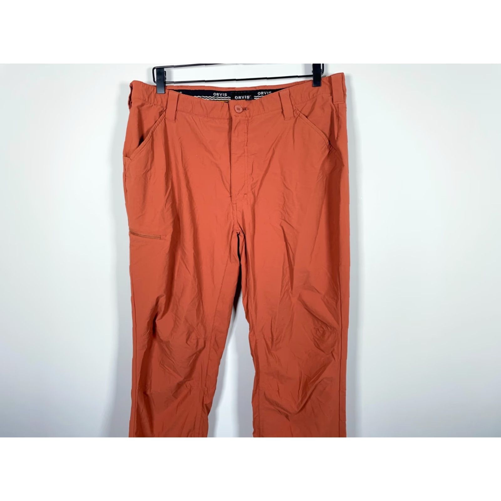 Orvis Orvis Pants Men 38 x 31 Nylon Spandex Burnt Orange Chino Outdoor Lightweight Stretch Straight Converse?. Size US 38 / EU 54 - 4 Thumbnail