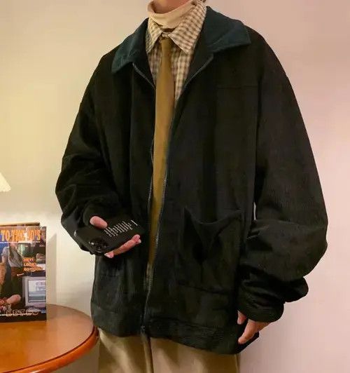 Other Corduroy Bomber Jacket Loose Oversized Style Size US M / EU 48-50 / 2 - 4 Thumbnail