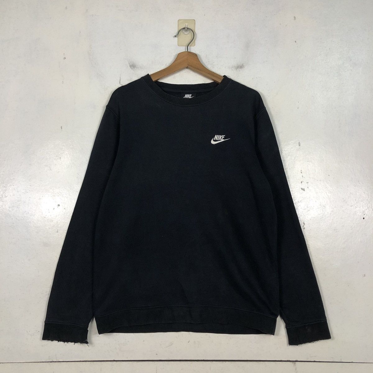 Nike 📌Nike Long Sleeve Sweatshirt Rich Black Size US L / EU 52-54 / 3 - 3 Thumbnail