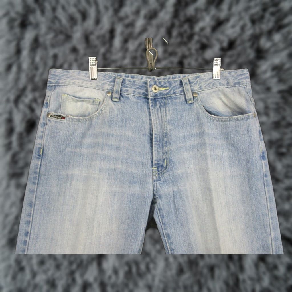 Buffalo David Bitton VINTAGE Buffalo David Bitton Banker Jeans Mens 34 Straight Leg Frayed Hem Blue Denim 34 Mens Jeans Size US 34 / EU 50 - 1 Thumbnail