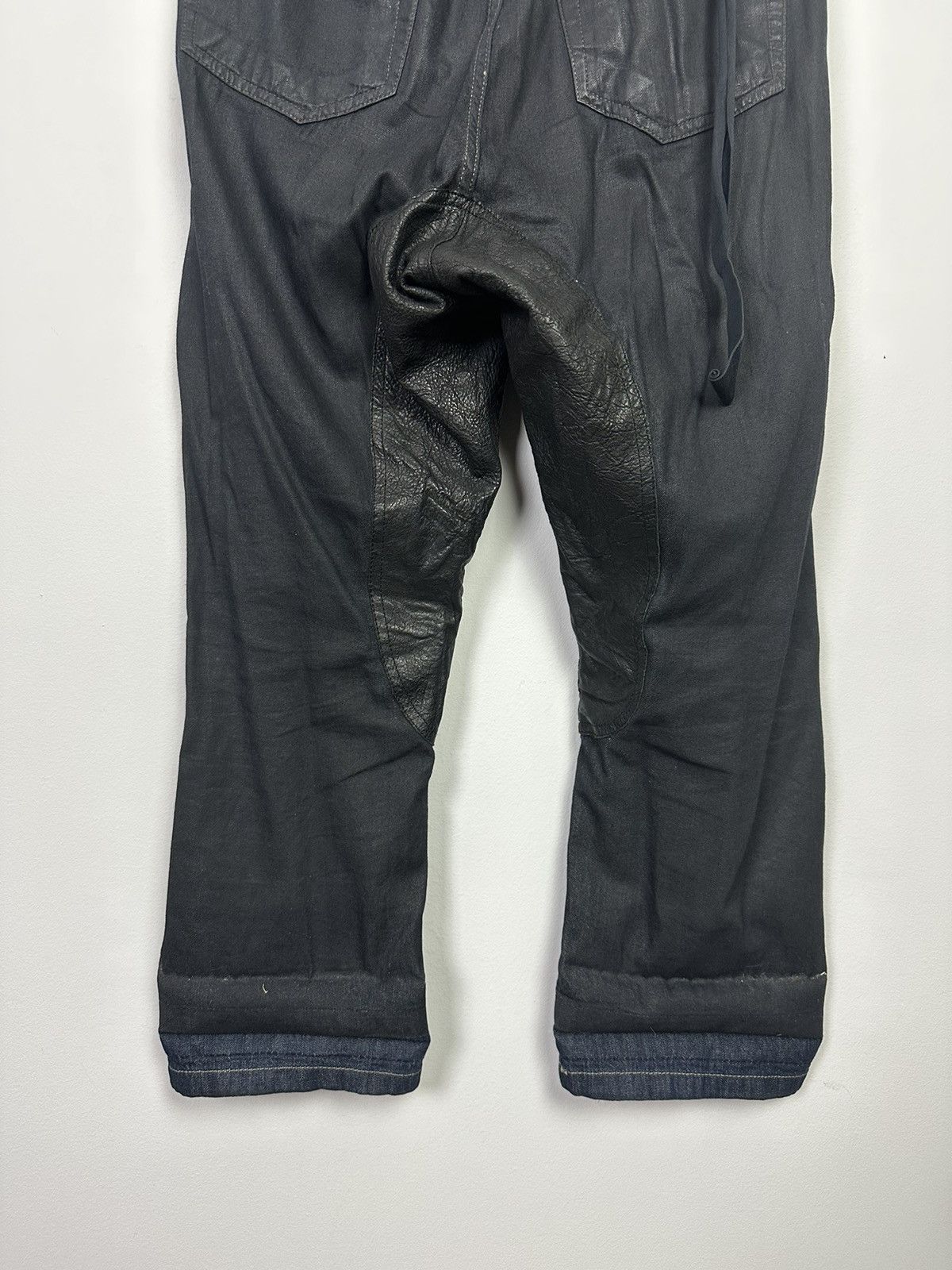 Rick Owens DRKSHDW SS09 Lambskin Inseam Cropped Astaires Size US 30 / EU 46 - 6 Thumbnail
