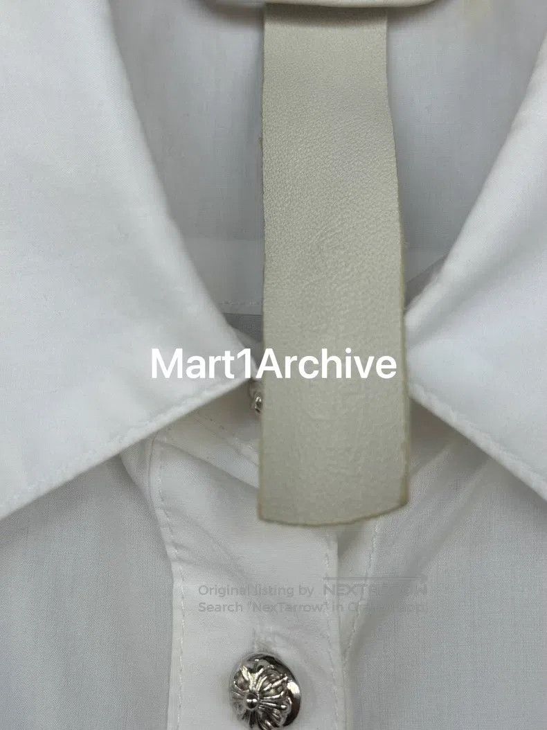 Chrome Hearts CHROME HEARTS Leather Patch Bat-wing Sleeve Oversized Shir Size US M / EU 48-50 / 2 - 6 Thumbnail