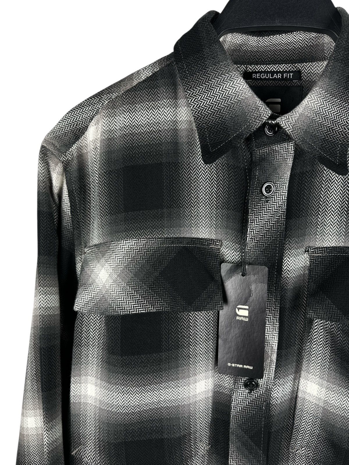 G-Star NWT🏷️ G-Star Navy Seal Flannel Shirt Long Sleeve Regular Fit Size US S / EU 44-46 / 1 - 2 Thumbnail