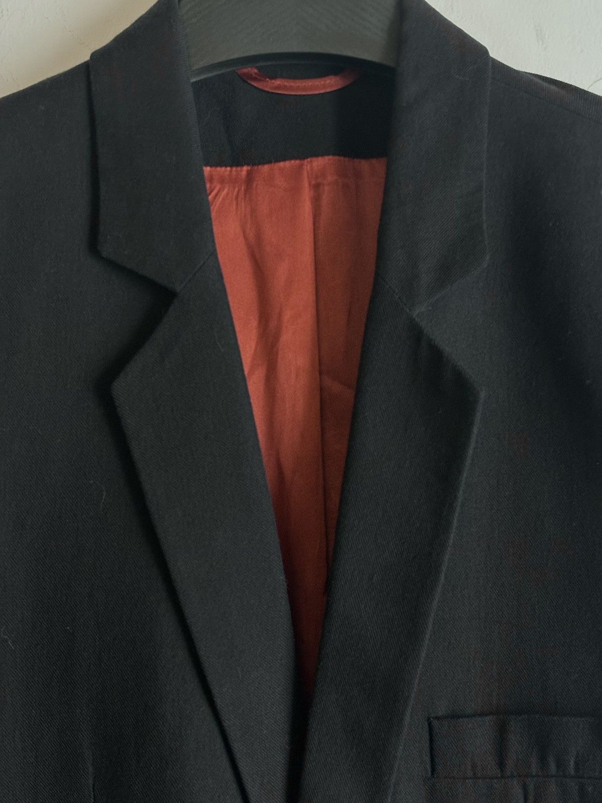 Ann Demeulemeester Ann Demeulemeester | One-Button Smoking Jacket Size 46R - 3 Thumbnail