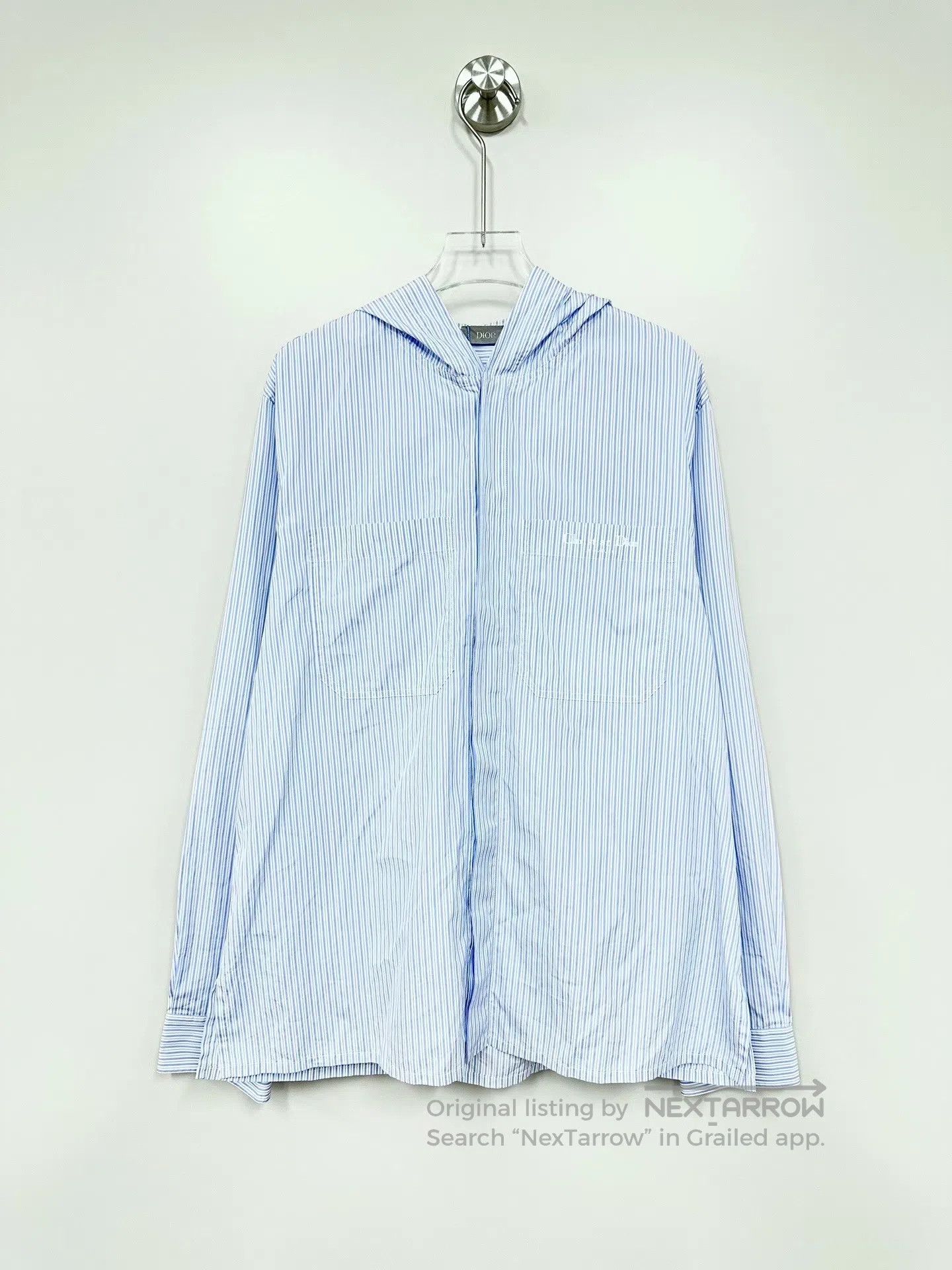 Dior Dior Blue and White Color Block Embroidery Letter Logo Hoo Size US S / EU 44-46 / 1 - 1 Thumbnail