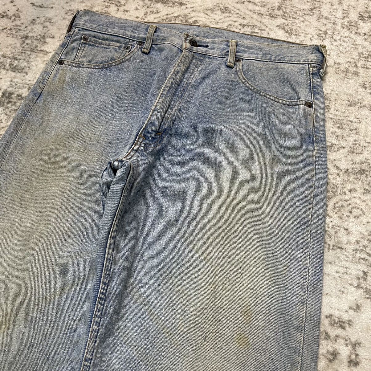 Levi's Vintage Levis 503 Baggy Loose Mud Wash Dirty Jeans Size US 34 / EU 50 - 5 Thumbnail