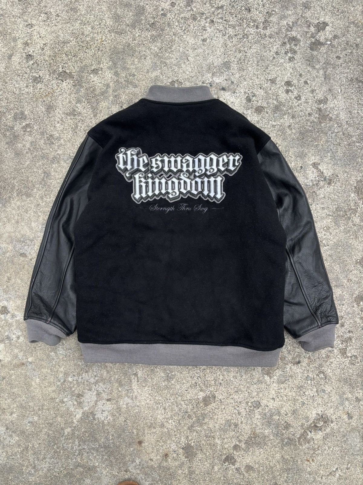 Japanese Brand Japanese brand archive Swagger 2005 varsity jacket Size US XL / EU 56 / 4 - 2 Thumbnail