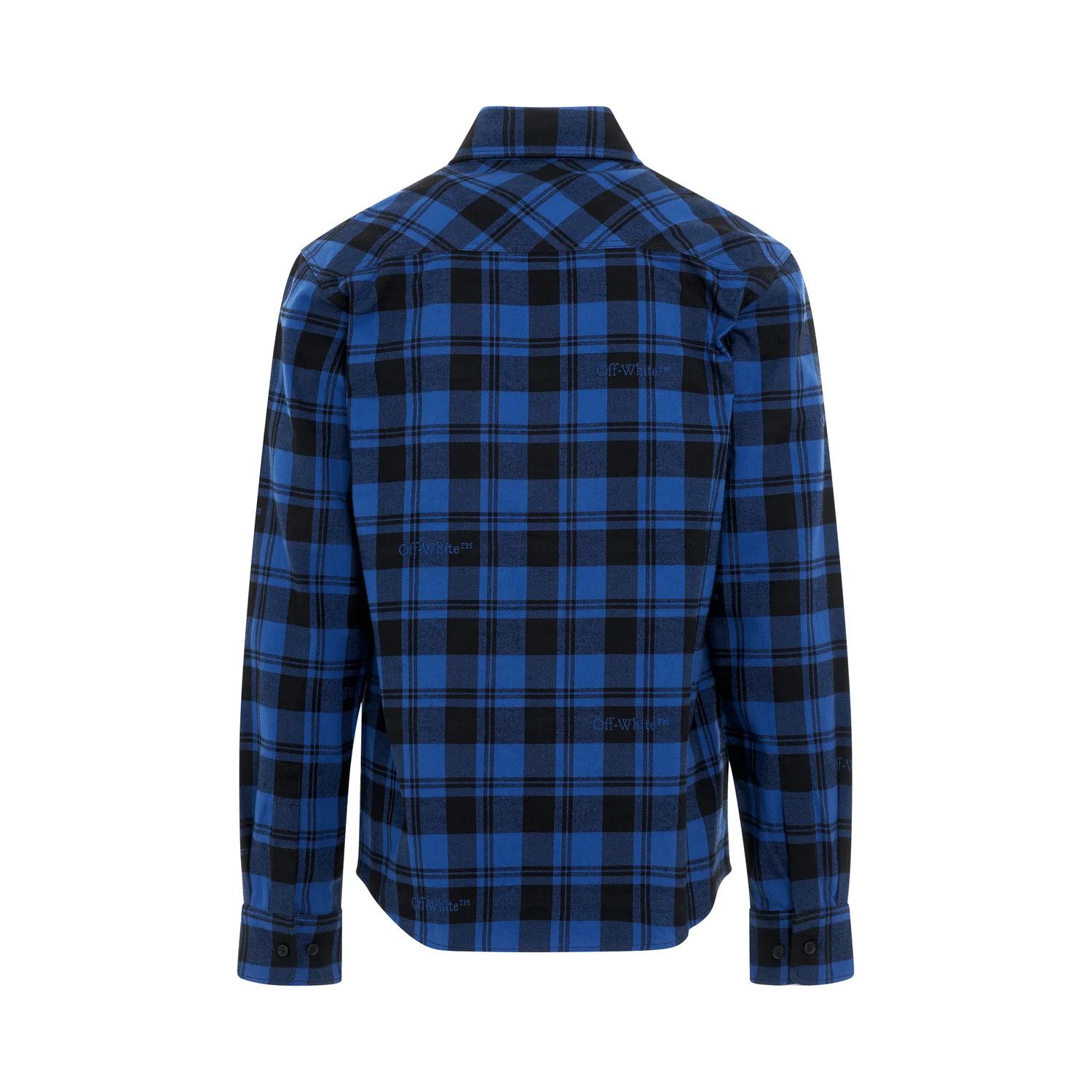 Off-White o1mris0824 Shirt in Black & Blue Size US S / EU 44-46 / 1 - 4 Thumbnail