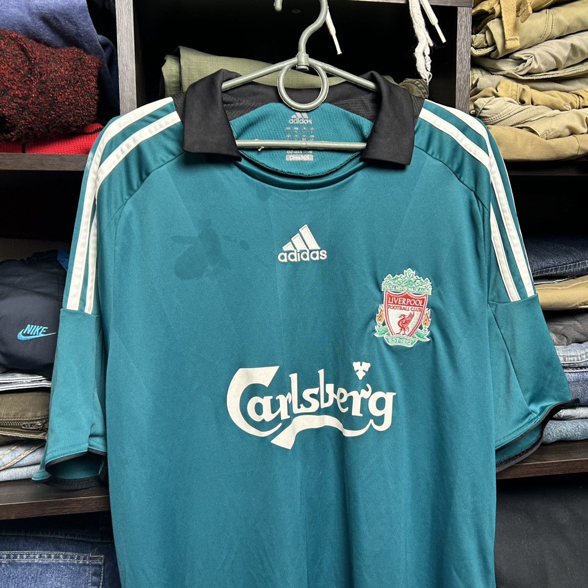 Adidas Vintage Adidas Liverpool 2008 home soccer jersey size L Size US L / EU 52-54 / 3 - 2 Thumbnail