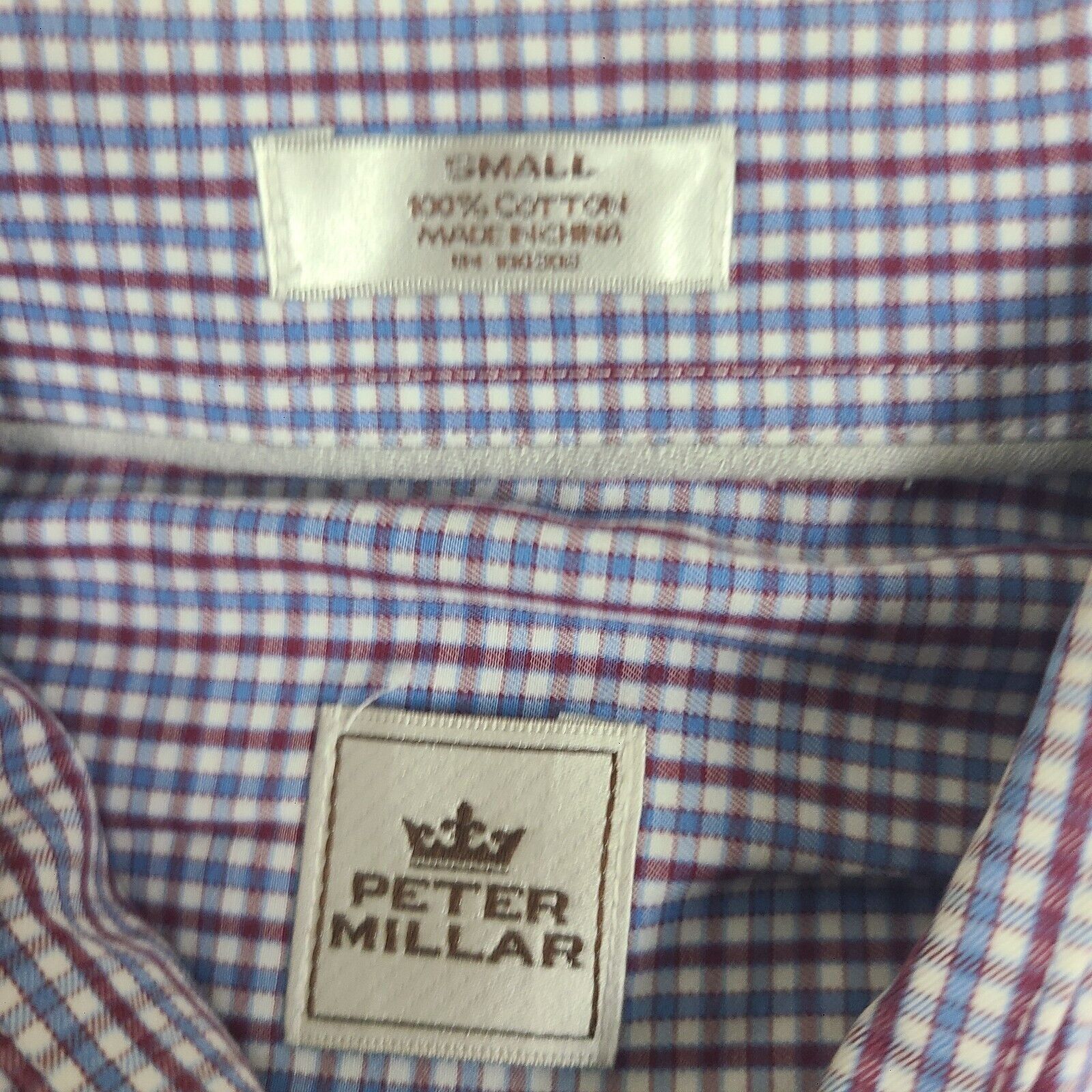 Peter Millar Peter Millar Button Down Shirt Small Cotton Long Sleeve Mult Size US S / EU 44-46 / 1 - 2 Thumbnail