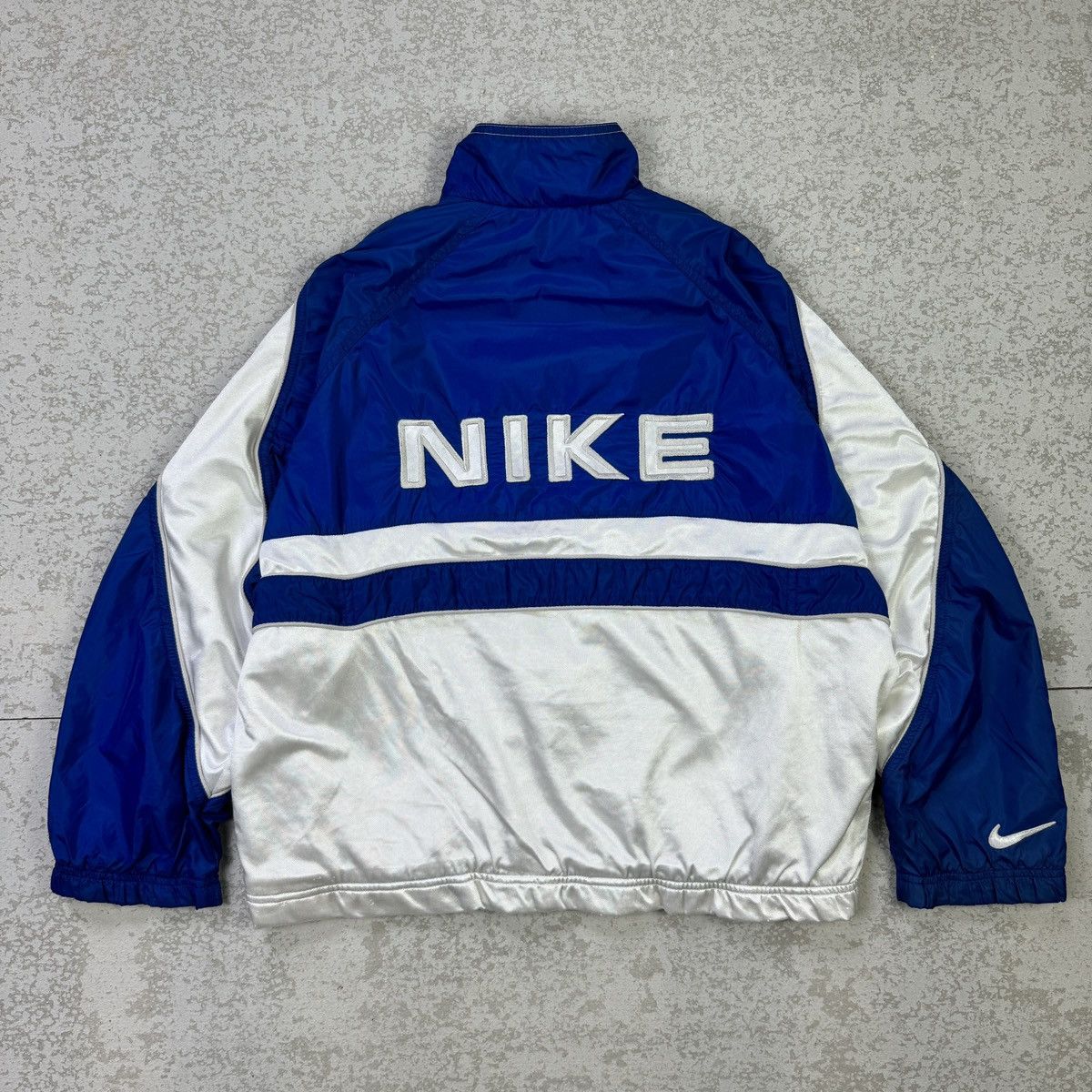 Nike × Vintage 💥Vintage 90s Nike Spell Out Jacket Size US S / EU 44-46 / 1 - 2 Thumbnail
