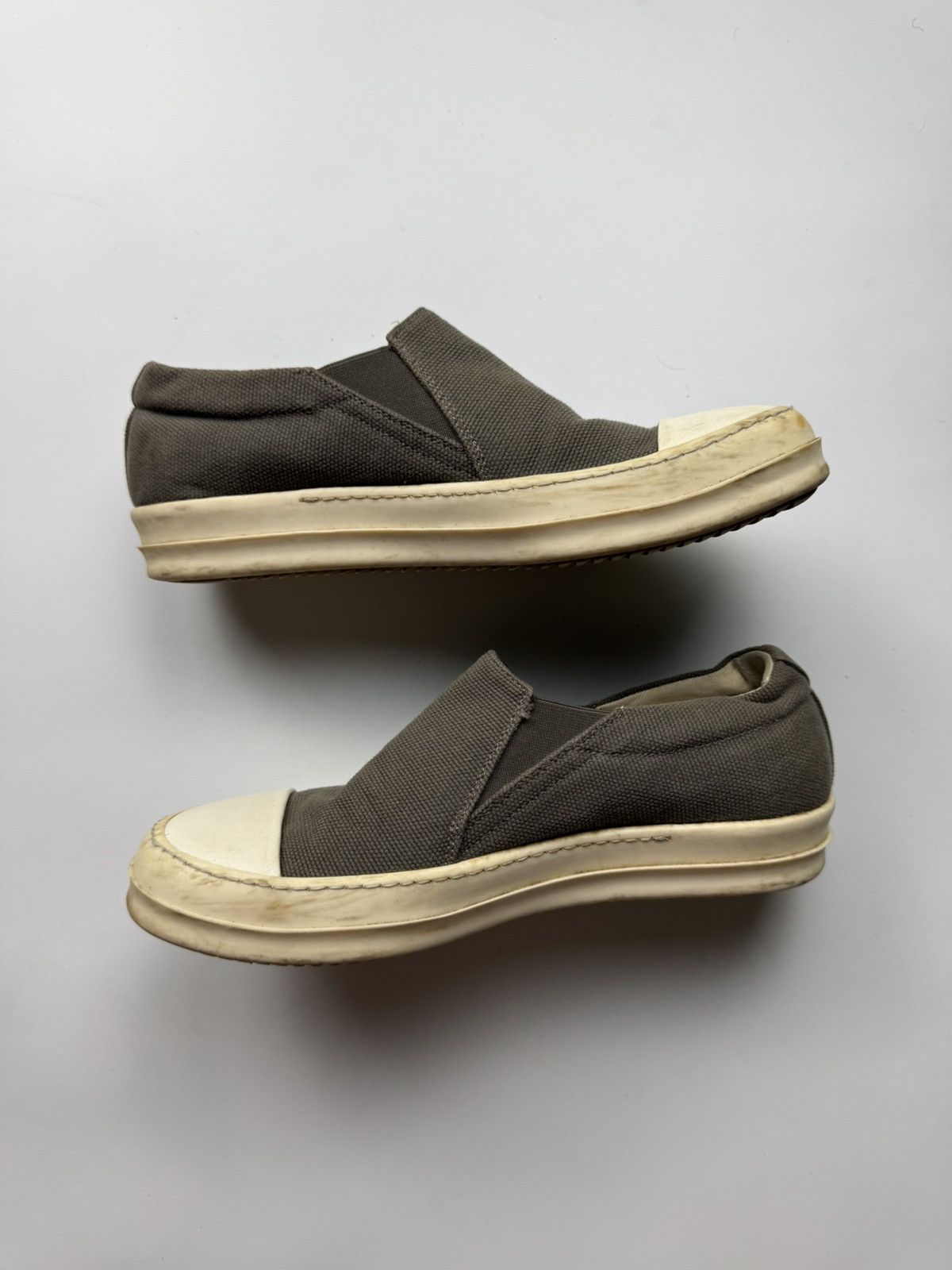Rick Owens Drkshdw Rick Owens Drkshdw Beige Boat Shoes Size US 7 / EU 40 - 3 Thumbnail