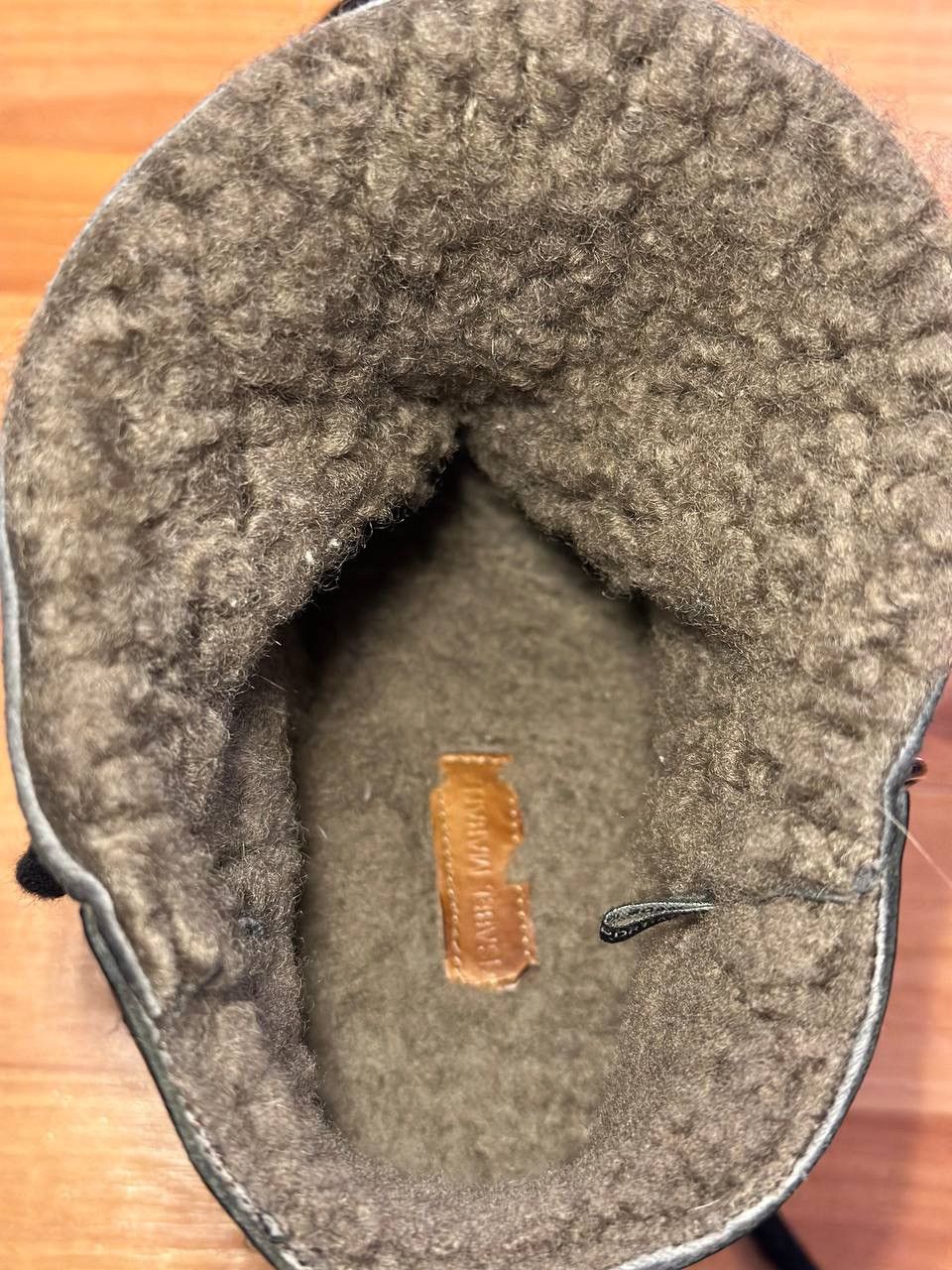 Isabel Marant Isabel Marant Nowles shearling-trimmed leather ankle boots Size US 7 / IT 37 - 11 Thumbnail