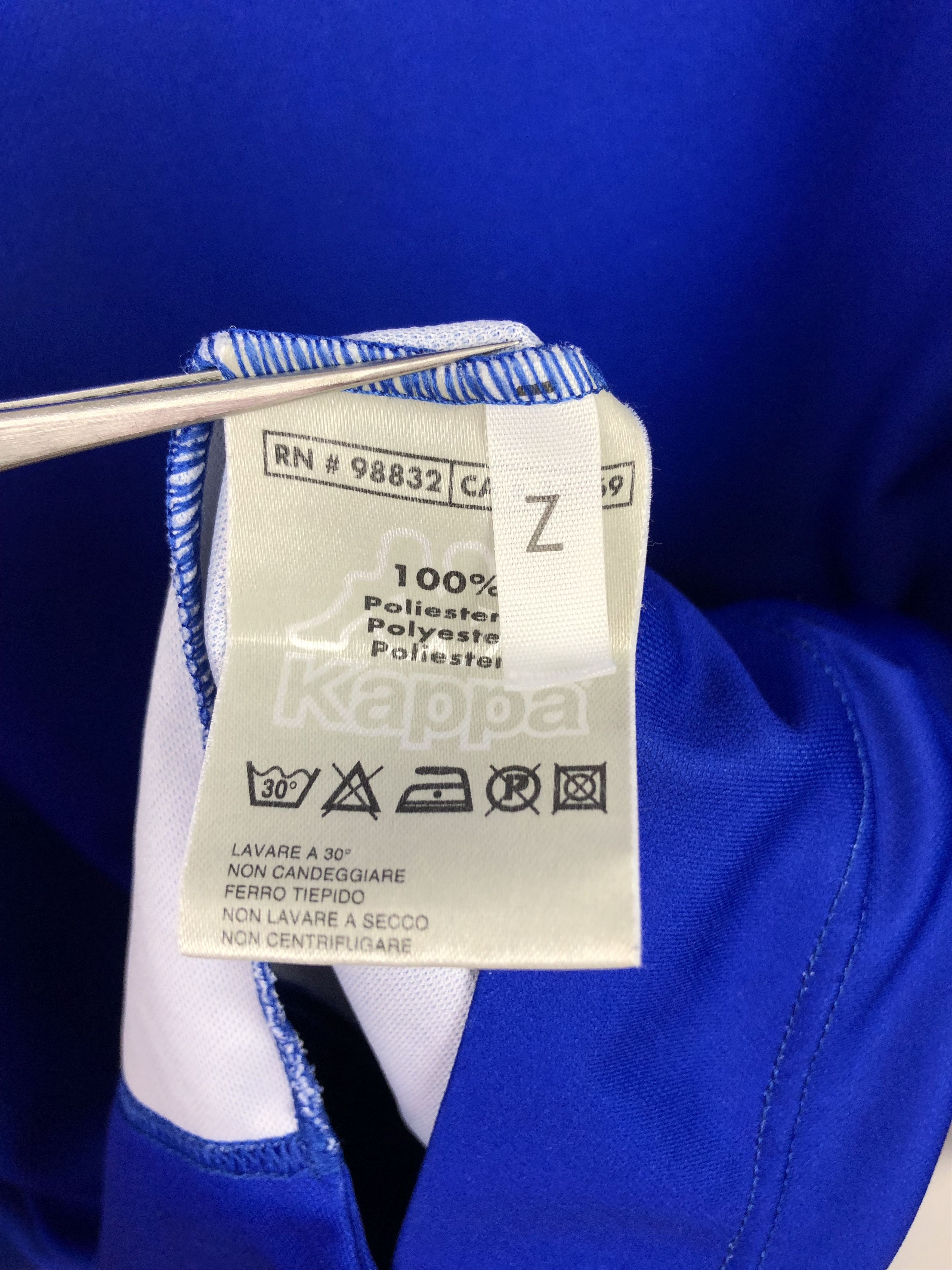 Kappa Italy shirt 1999 Maglia Soccer Long Sleeve Kappa Jersey Size US XL / EU 56 / 4 - 14 Thumbnail