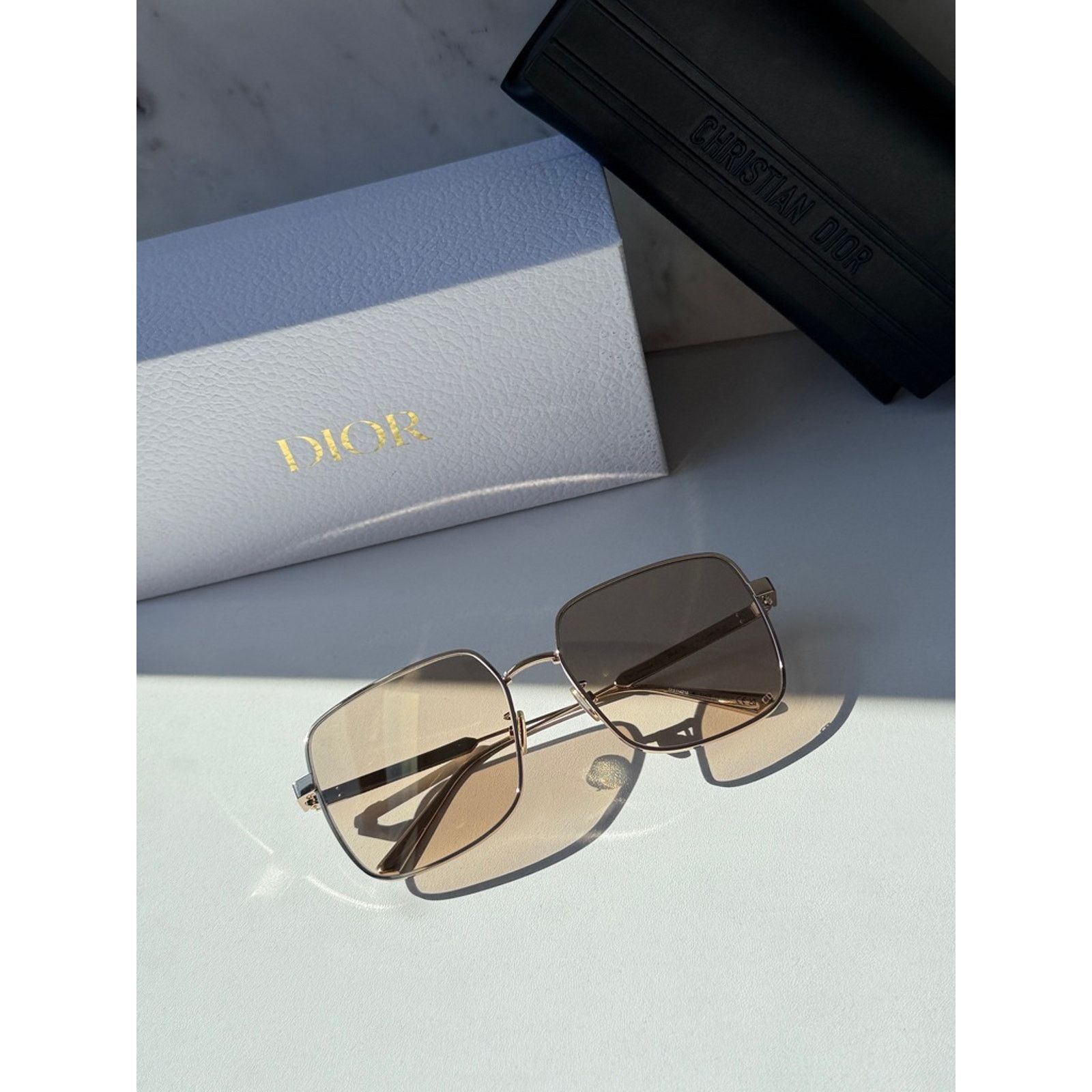 Dior NEW Dior DiorCannage S1U Sunglasses in Rose Gold Mirror Size ONE SIZE - 2 Thumbnail