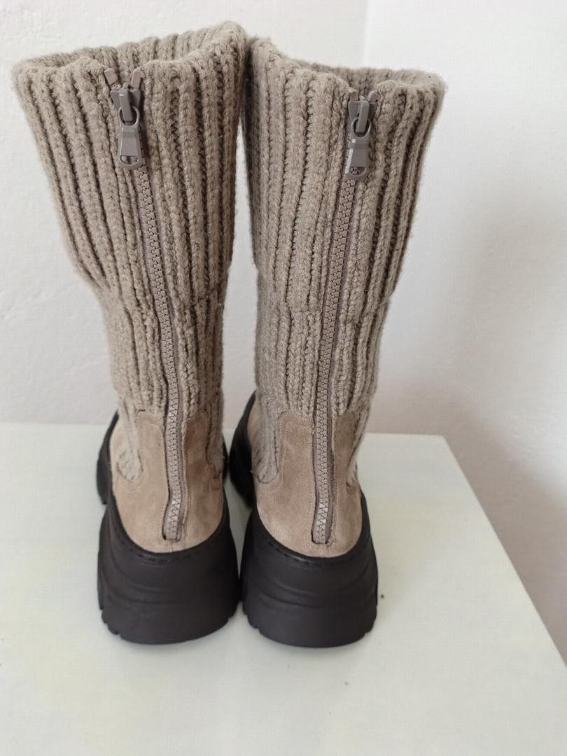 Brunello Cucinelli Brunello Cucinelli Women's Suede Chelsea Boots Size US 9.5 / IT 39.5 - 2 Thumbnail