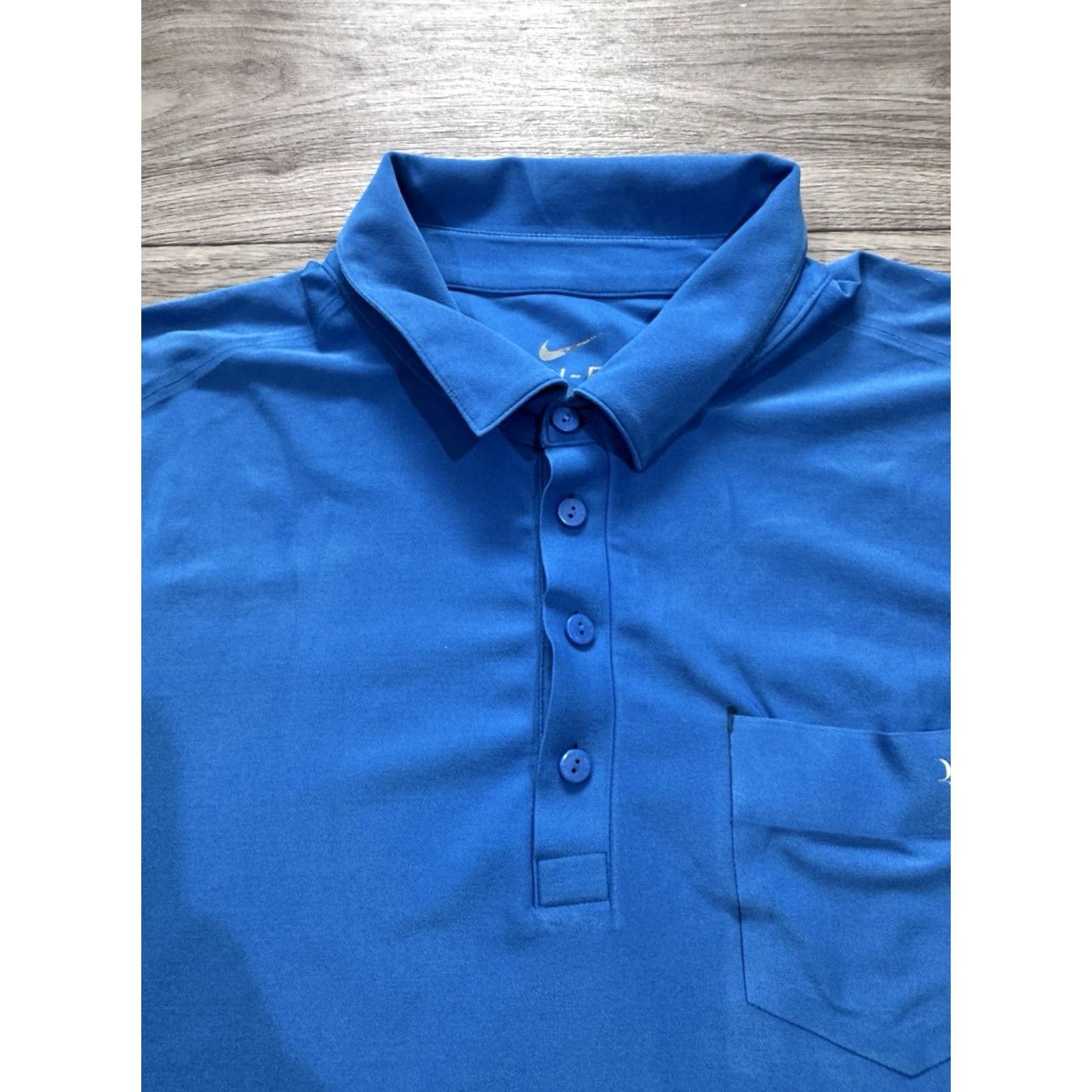 Nike Nike Roger Federer RF 2012 Madrid Tennis Polo Shirt Sz L Blue Mens Shirt Medium? Size US L / EU 52-54 / 3 - 5 Thumbnail
