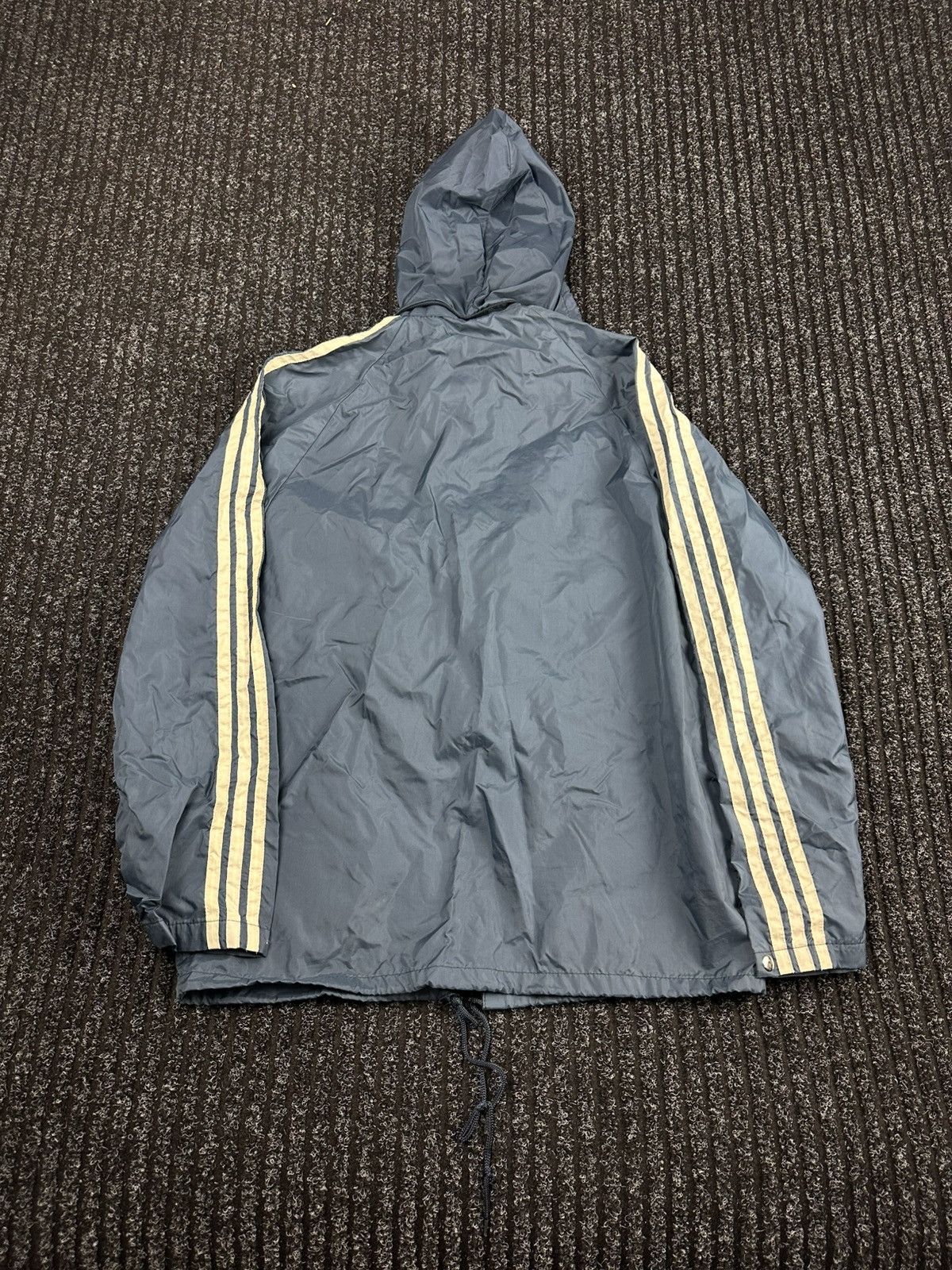 Adidas Vintage 1970s Adidas Nylon Windbreaker Jacket made in Korea Size US M / EU 48-50 / 2 - 2 Thumbnail