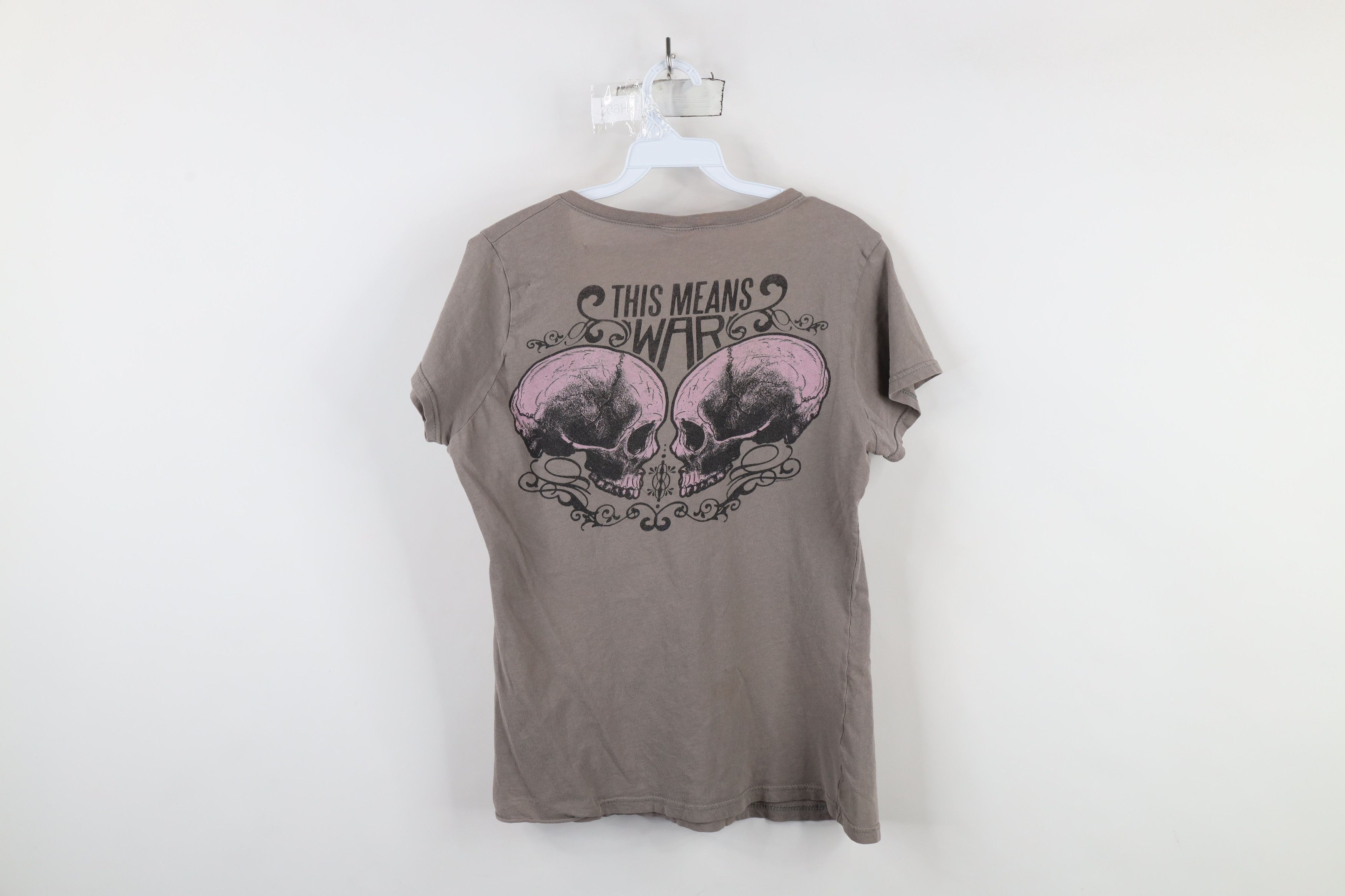Vintage Vintage Y2K 2012 This Means War Tour Nickelback Band T-Shirt Size XL / US 12-14 / IT 48-50 - 14 Thumbnail