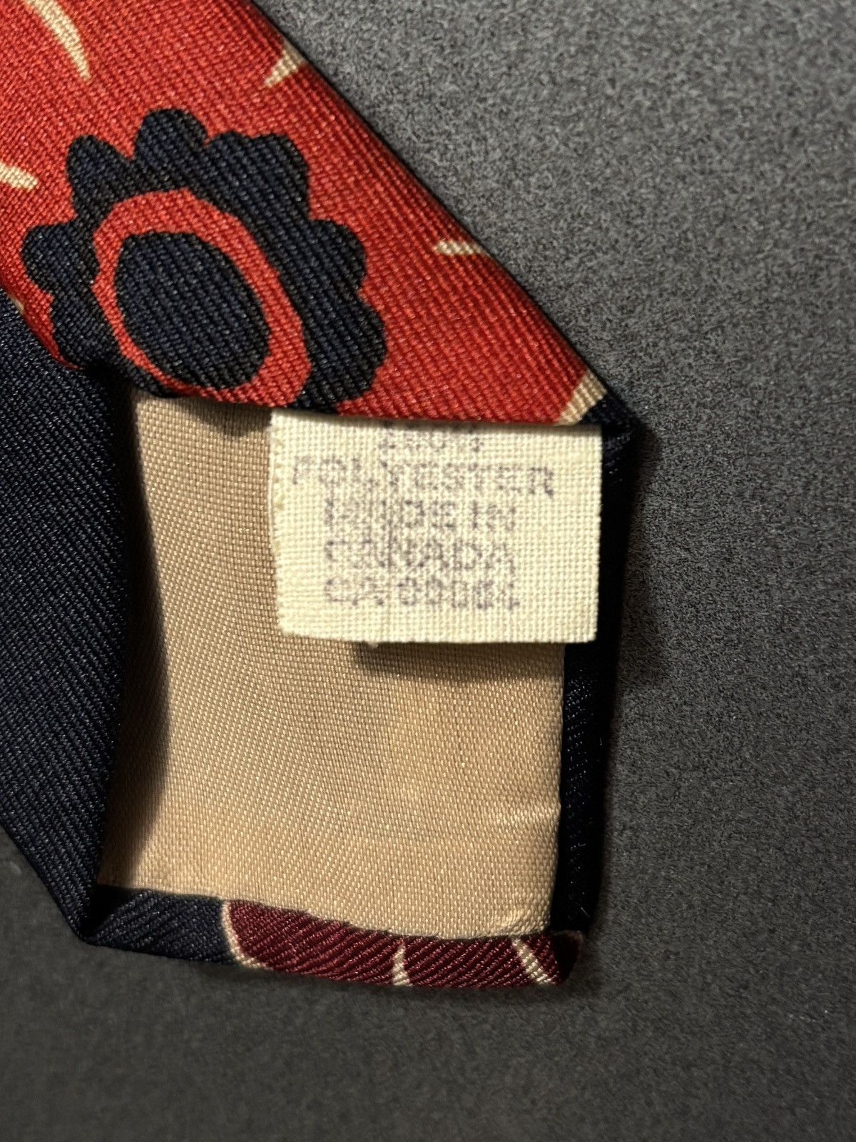 Yves Saint Laurent Vintage YSL Tie 1970s Yves Saint Laurent Floral Print MCM 80 Size ONE SIZE - 5 Thumbnail