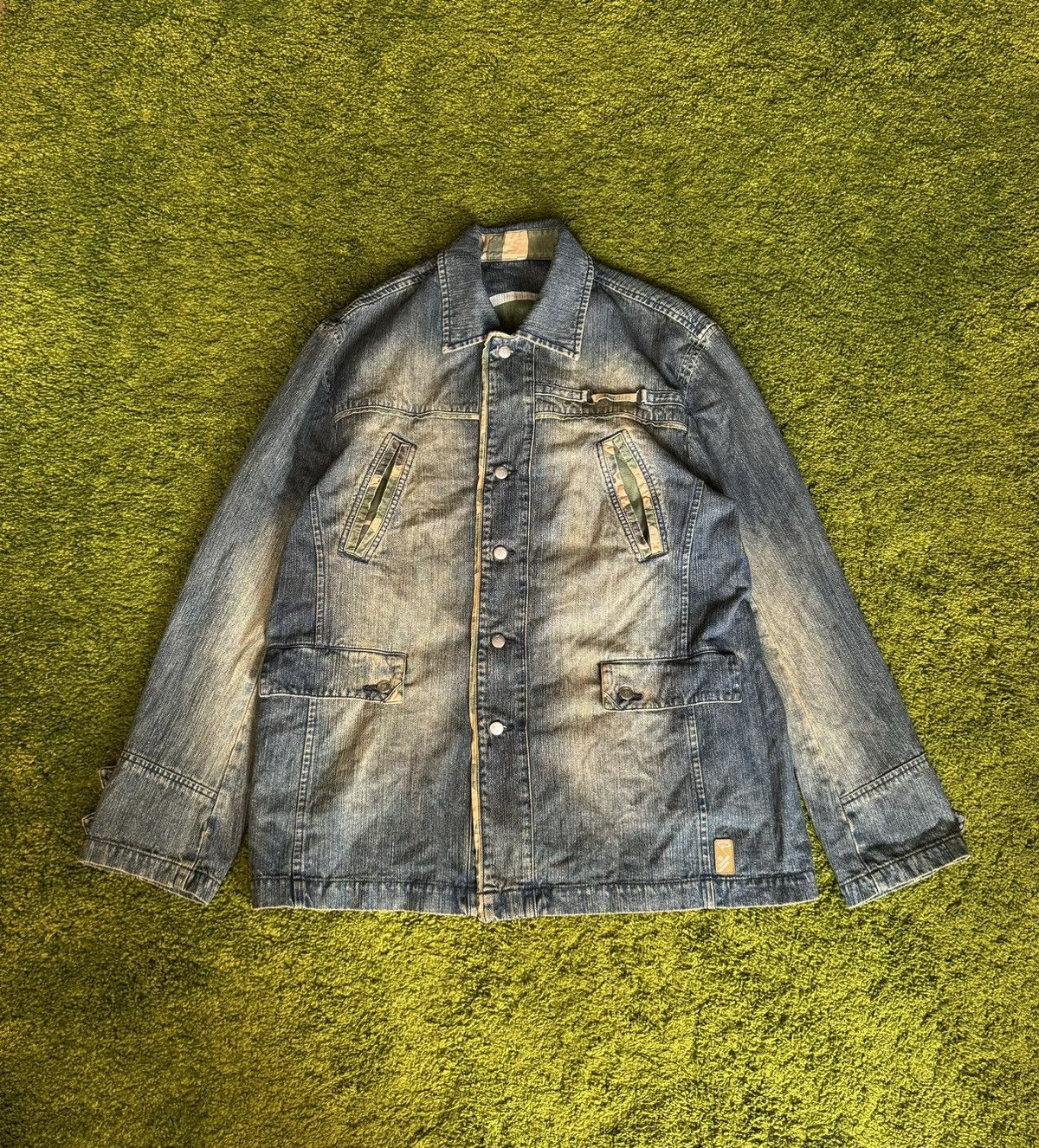 Vintage 🇺🇸 Arme Welcome to the hood Y2K vintage denim coat jacket Size US XL / EU 56 / 4 - 1 Thumbnail