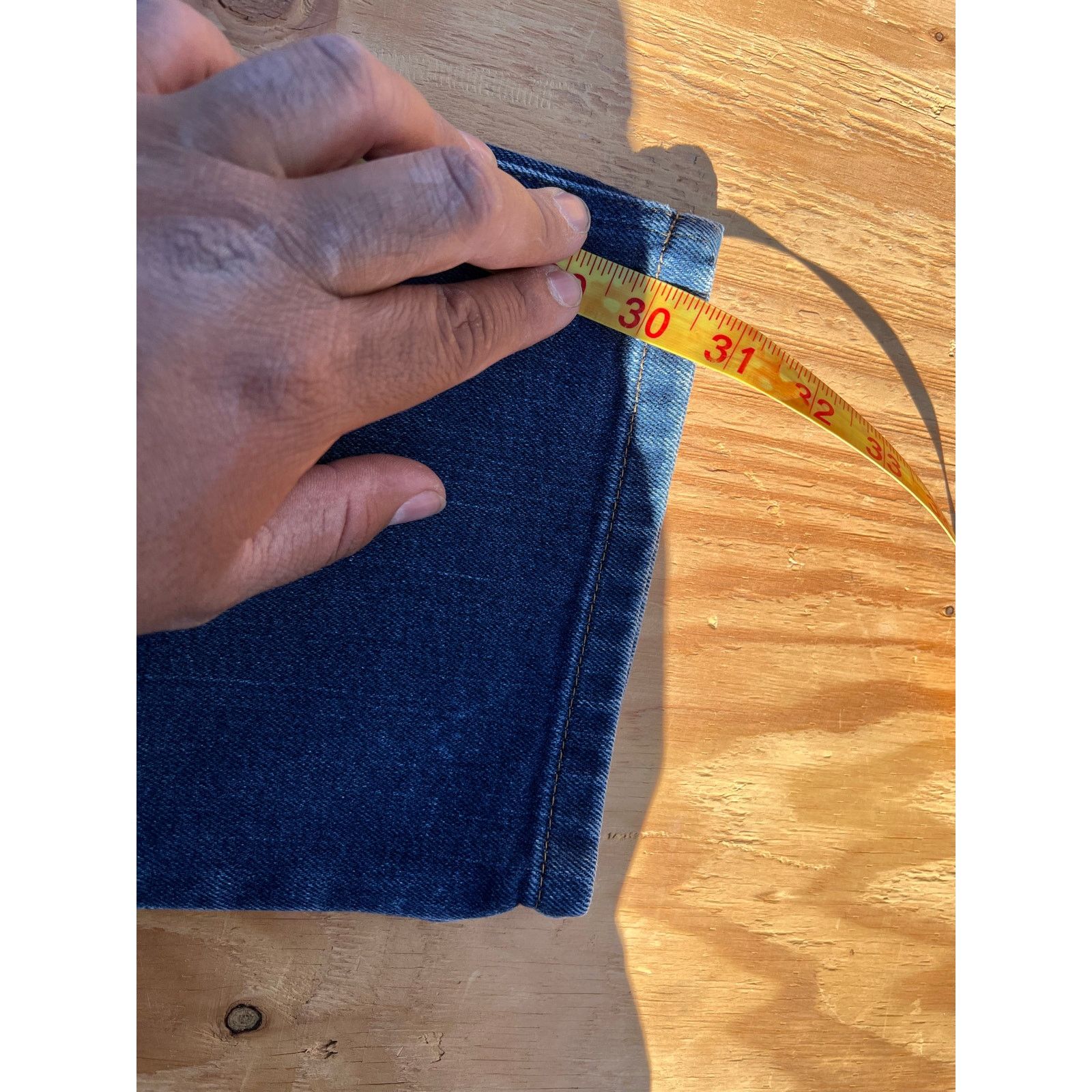 Carhartt Carhartt Jeans Mens 34x32 Blue Denim Utility Work Pants Size US 34 / EU 50 - 7 Thumbnail