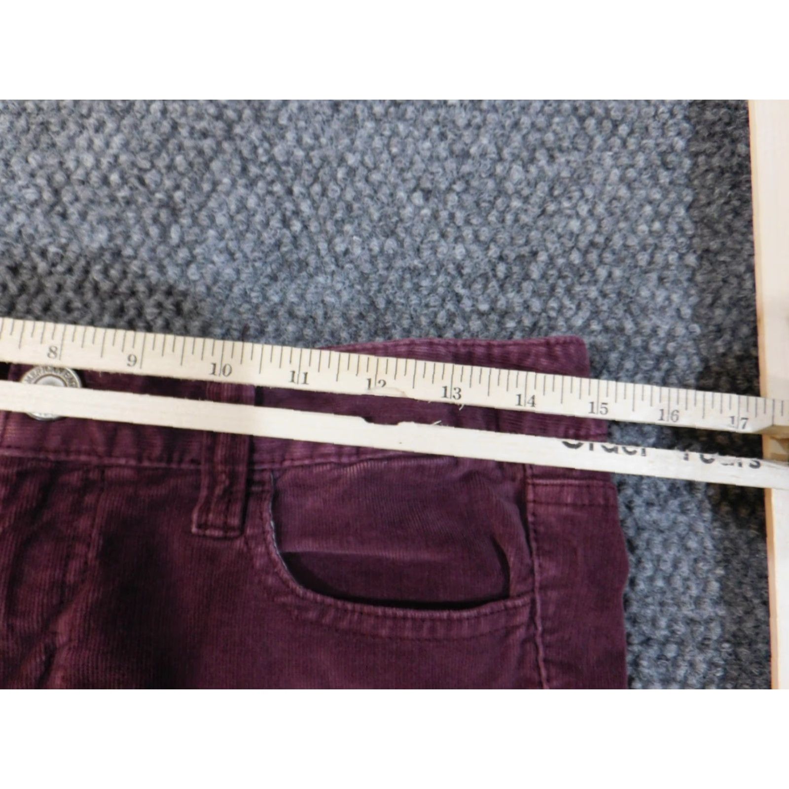American Eagle Outfitters American Eagle Jeans Jegging Purple Corduroy Retro Stretch Womens Size 4 Regular Side Zipper 29in Inseam Size 30" / US 8 / IT 44 - 3 Thumbnail