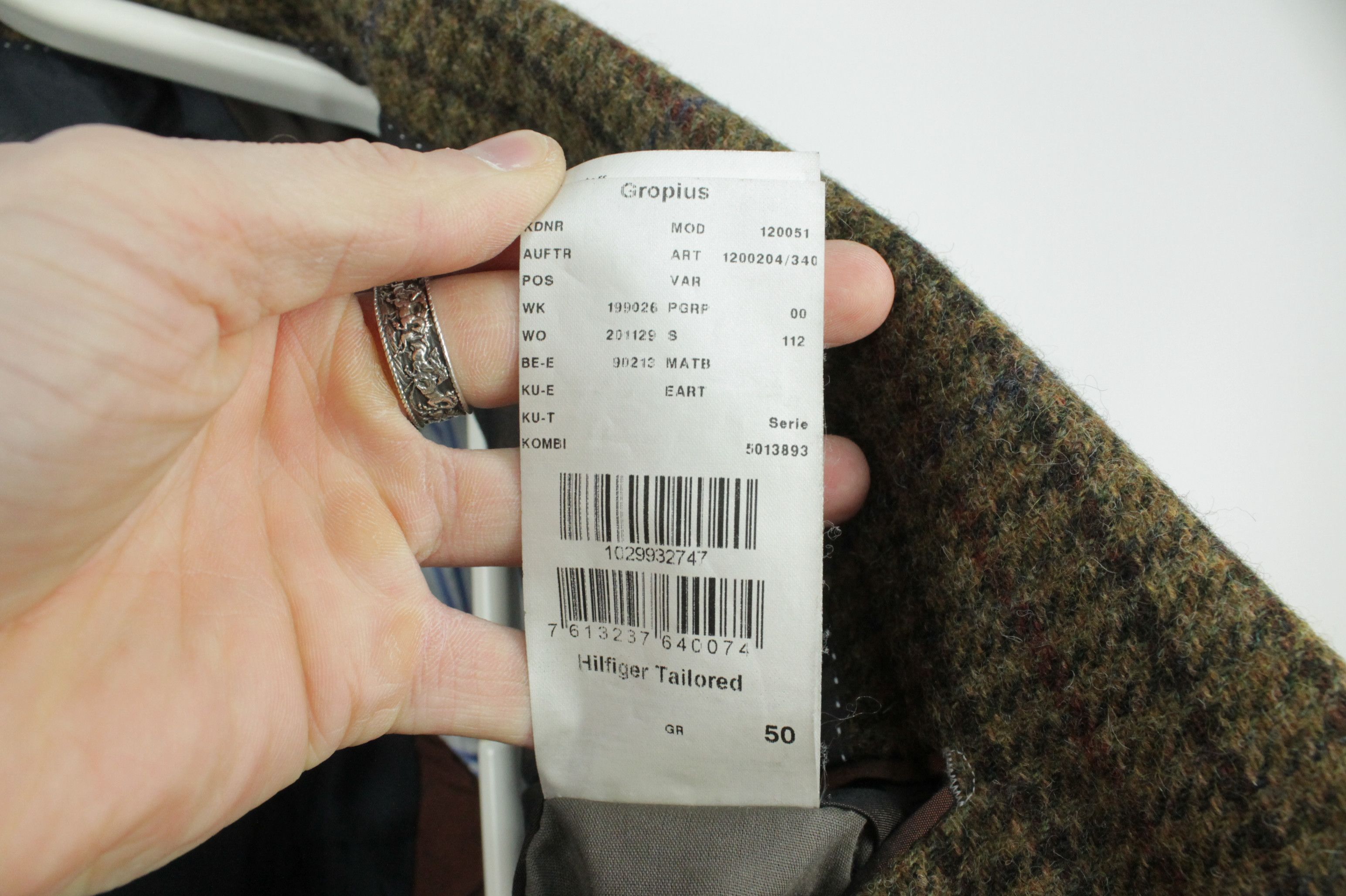 Tommy Hilfiger Tommy Hilfiger Tailored Gropius Tweed Wool Blazer Jacket Size US M / EU 48-50 / 2 - 13 Thumbnail