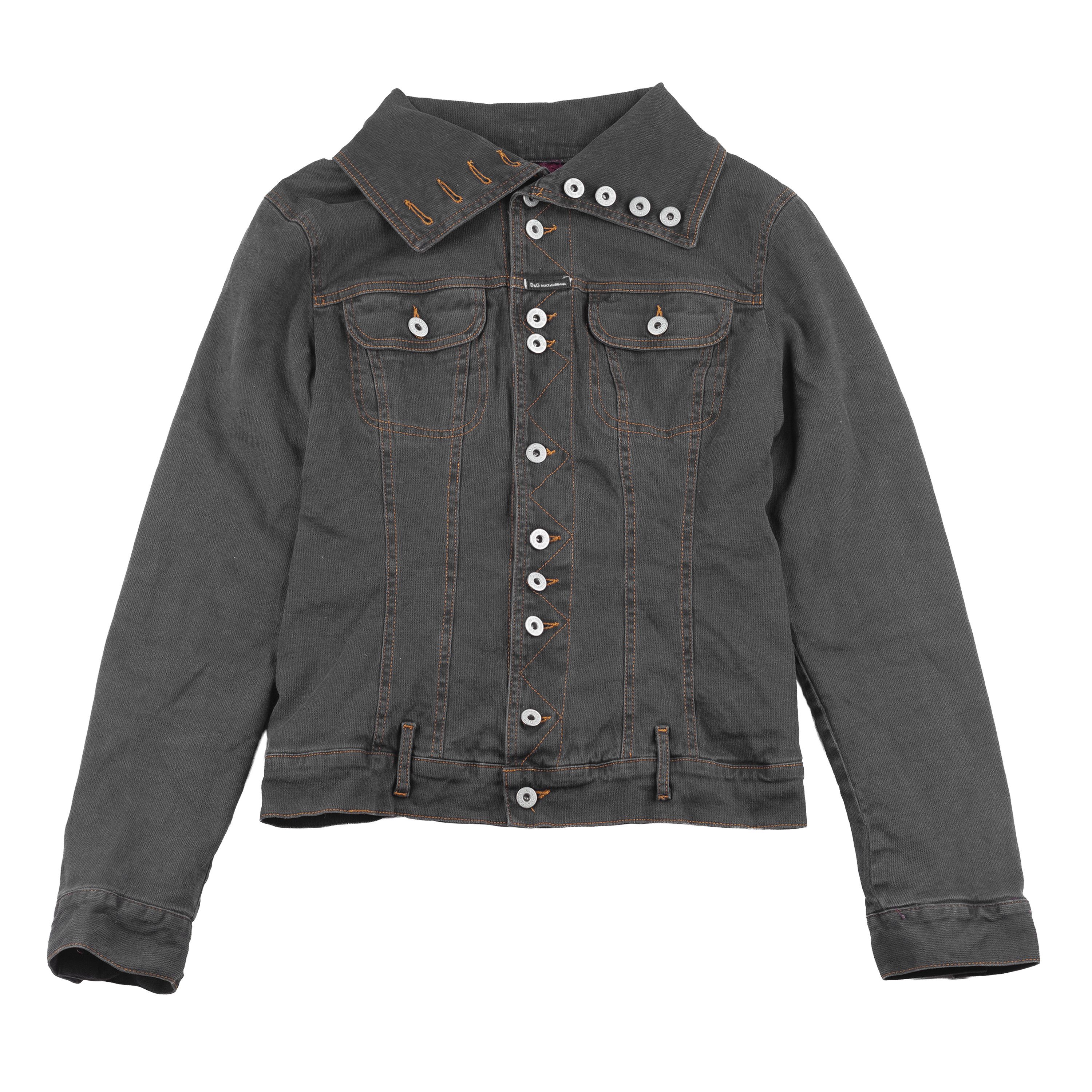Dolce & Gabbana Dolce & Gabbana Multi-button Dark Denim Jacket Size M / US 6-8 / IT 42-44 - 1 Thumbnail