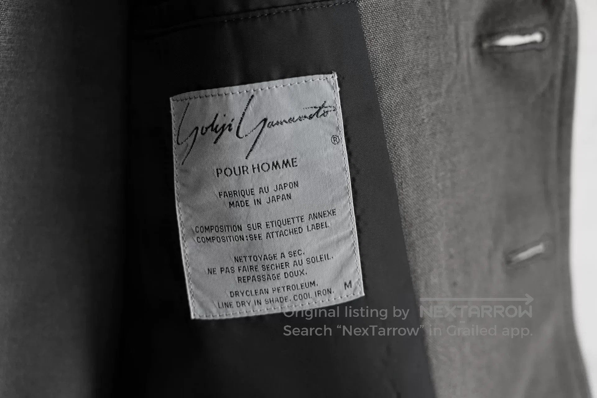 Yohji Yamamoto Yohji Yamamoto Gray Silk Jacket. Size US M / EU 48-50 / 2 - 6 Thumbnail
