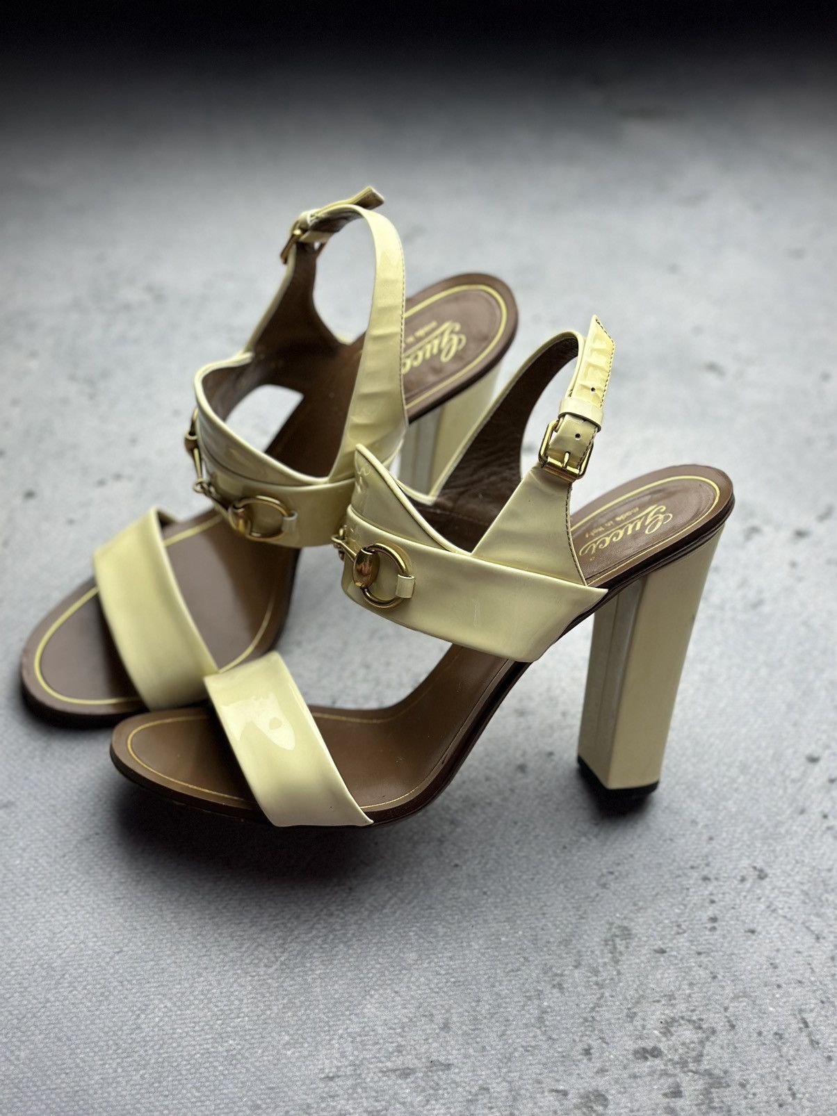 Gucci Gucci Leather Alyssa Horsebit Ankle Strap Sandals y2k Rare Size US 9 / IT 39 - 2 Thumbnail