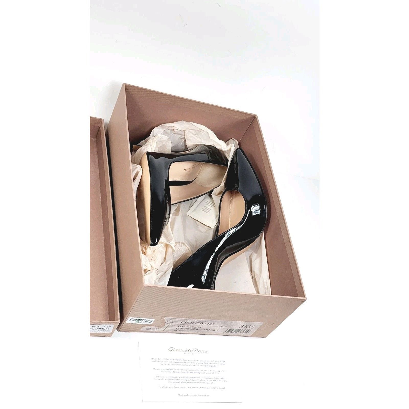 Gianvito Rossi GIANVITO ROSSI Leather Court Shoes US8.5 UK5.5 EU38.5 Size US 8.5 / IT 38.5 - 9 Thumbnail
