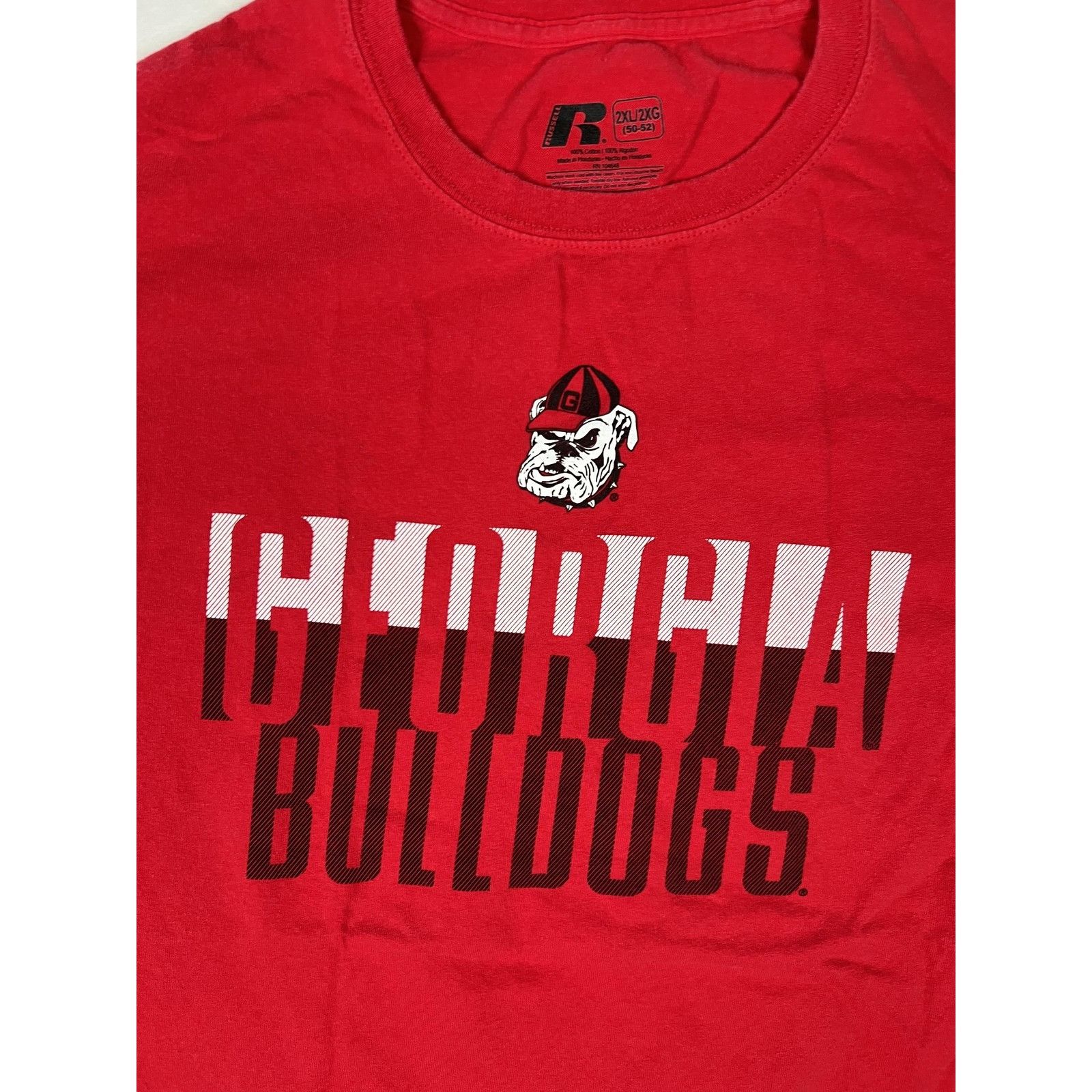 Russell Athletic Vintage Georgia Bulldogs Shirt Mens 2XL Red NCAA Football Ru Size US XXL / EU 58 / 5 - 2 Thumbnail
