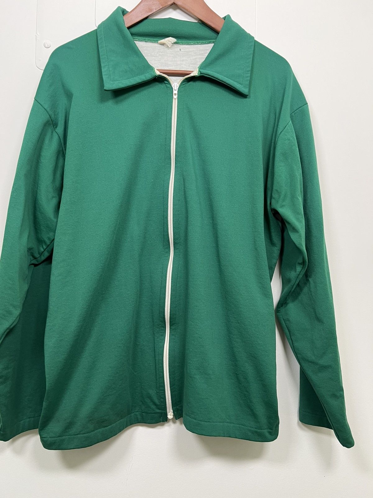 Vintage 70s Green Zip Up Size US L / EU 52-54 / 3 - 5 Thumbnail