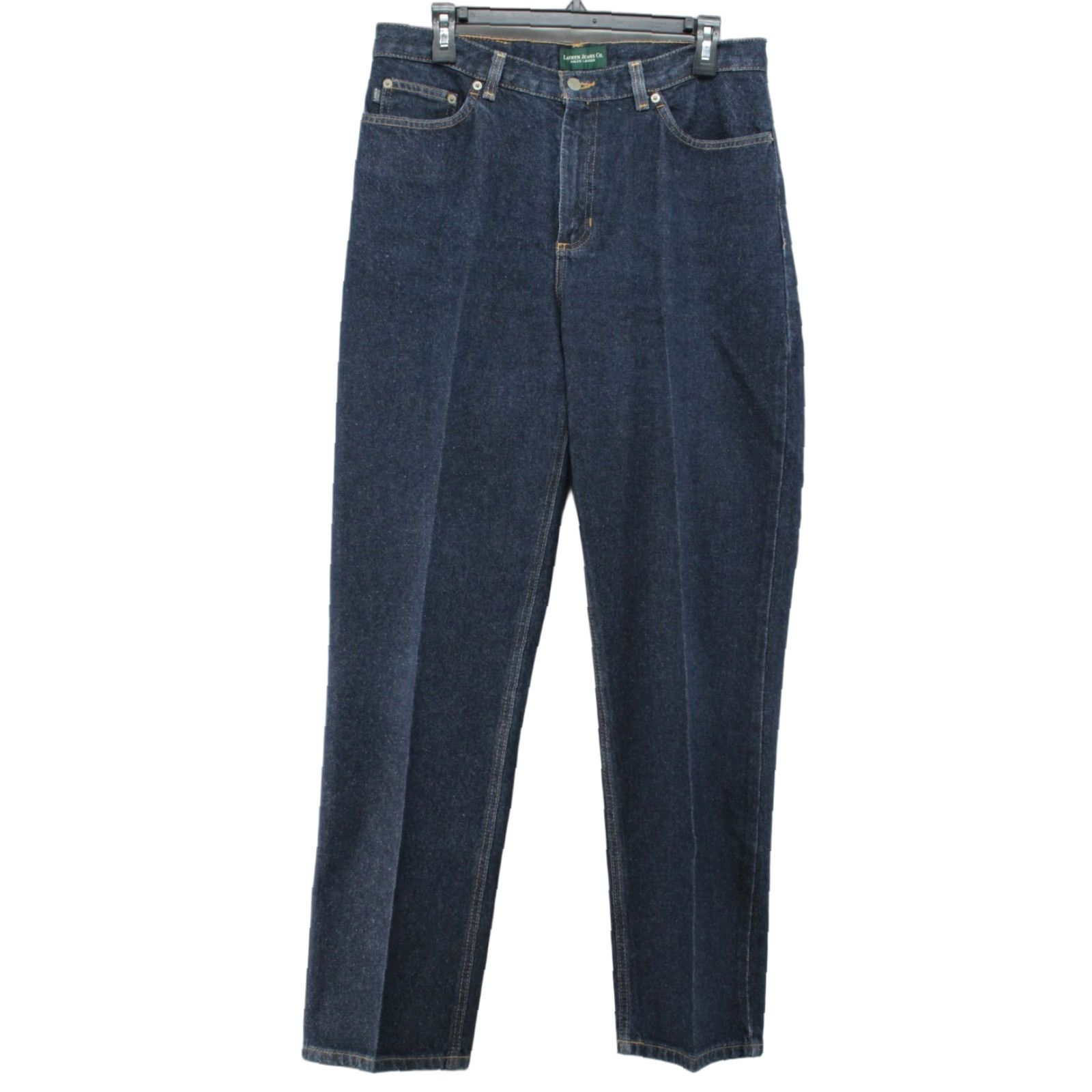 Ralph Lauren VINTAGE Lauren Jeans Co. Women's 12 Blue LRL Ralph Lauren Denim Stright Leg 5769 Jeans Size 34" / US 12 / IT 48 - 1 Thumbnail