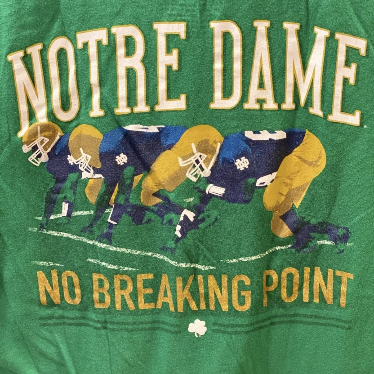 Vintage Limited edition Notre Dame Football Tshirt 2018 Fighting Size US S / EU 44-46 / 1 - 5 Thumbnail