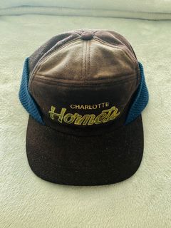 Accessories, Charlotte Hornets Vintage Rare Retro Snapback Hat
