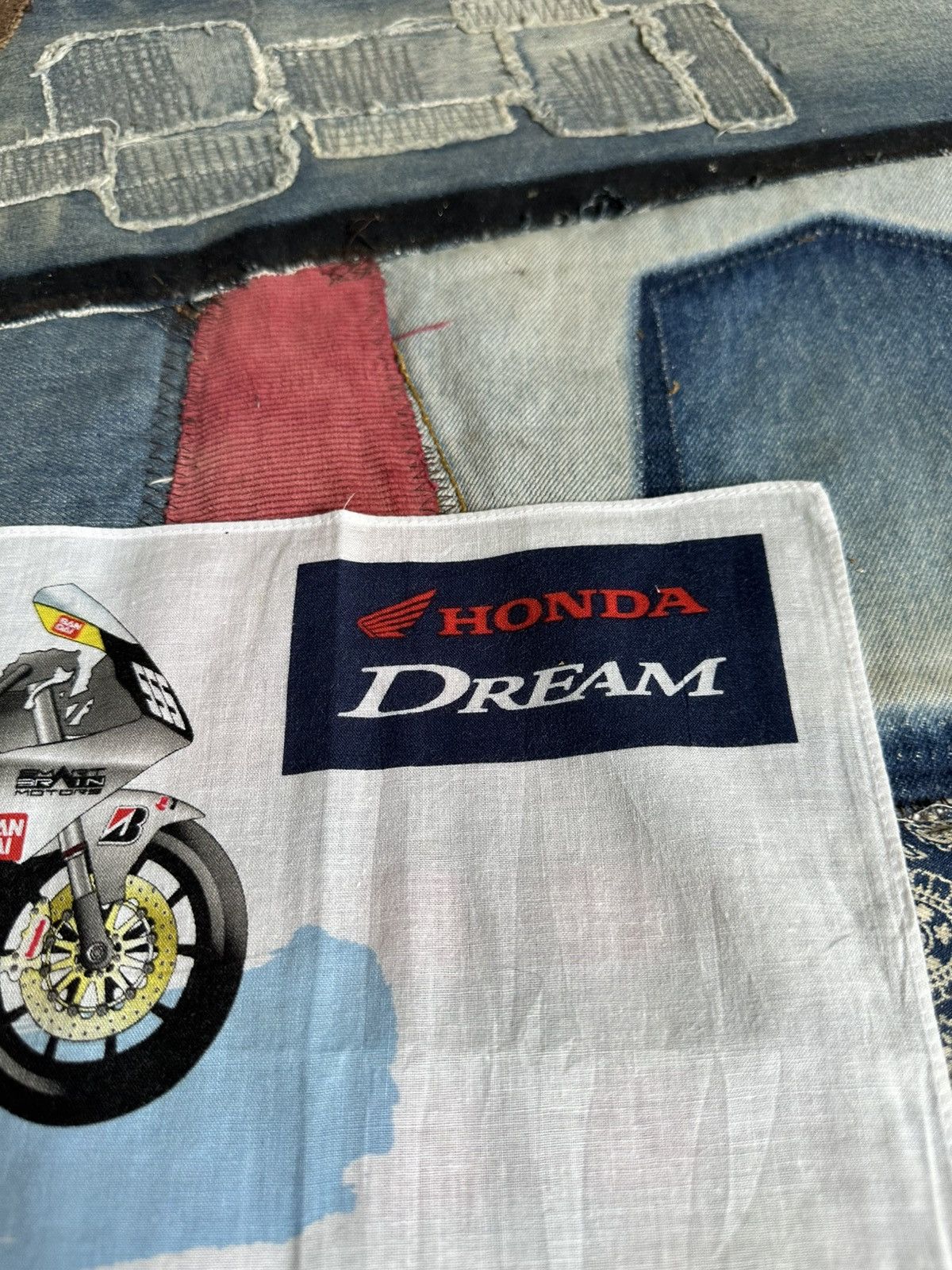 Honda × Vintage Vintage Honda Handkerchief/ Neckerchief/ Bandana Size ONE SIZE - 6 Thumbnail