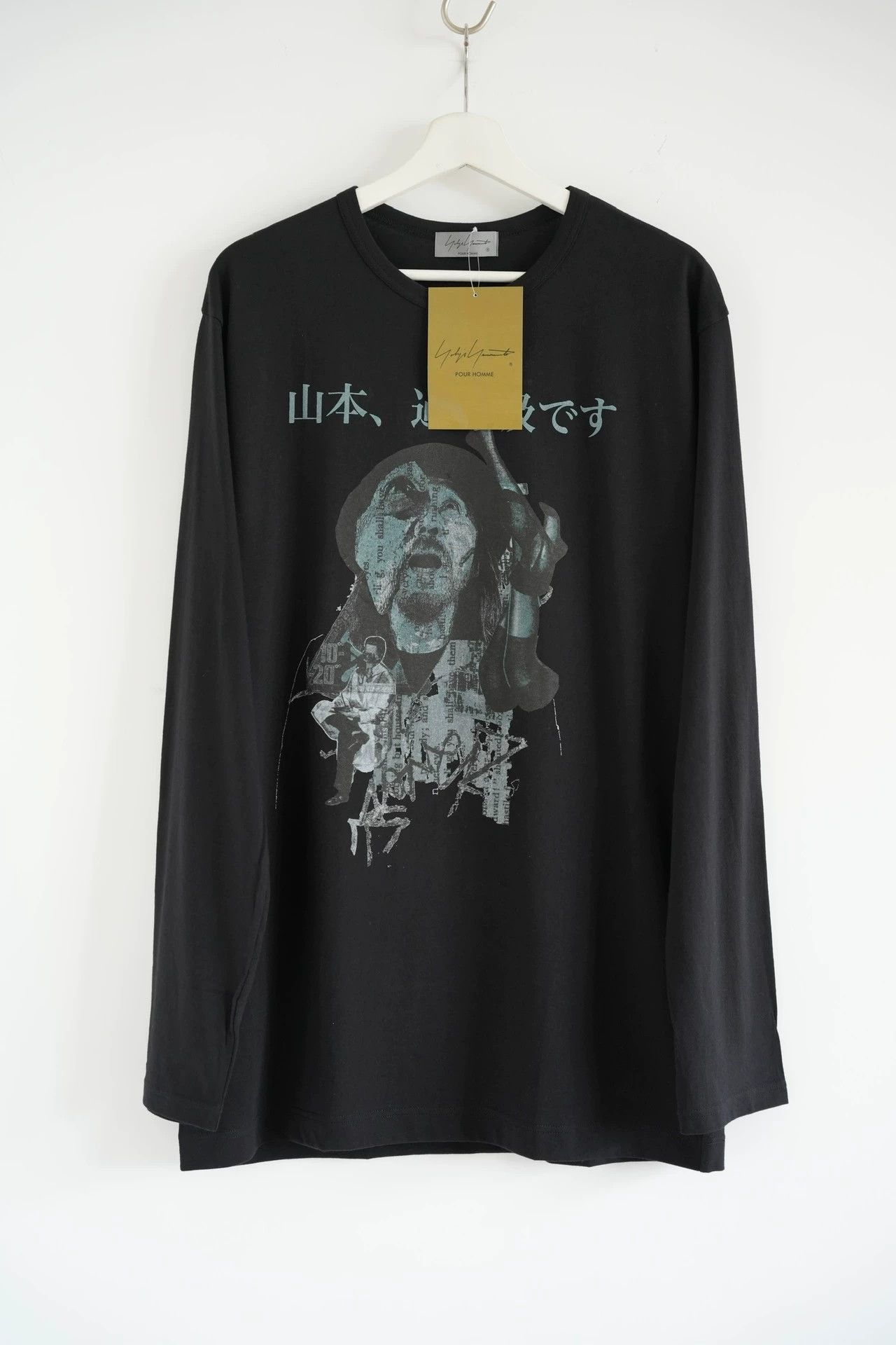Yohji Yamamoto Yohji Yamamoto 24SS Overbreathing Portrait LS Tee Size US L / EU 52-54 / 3 - 1 Thumbnail