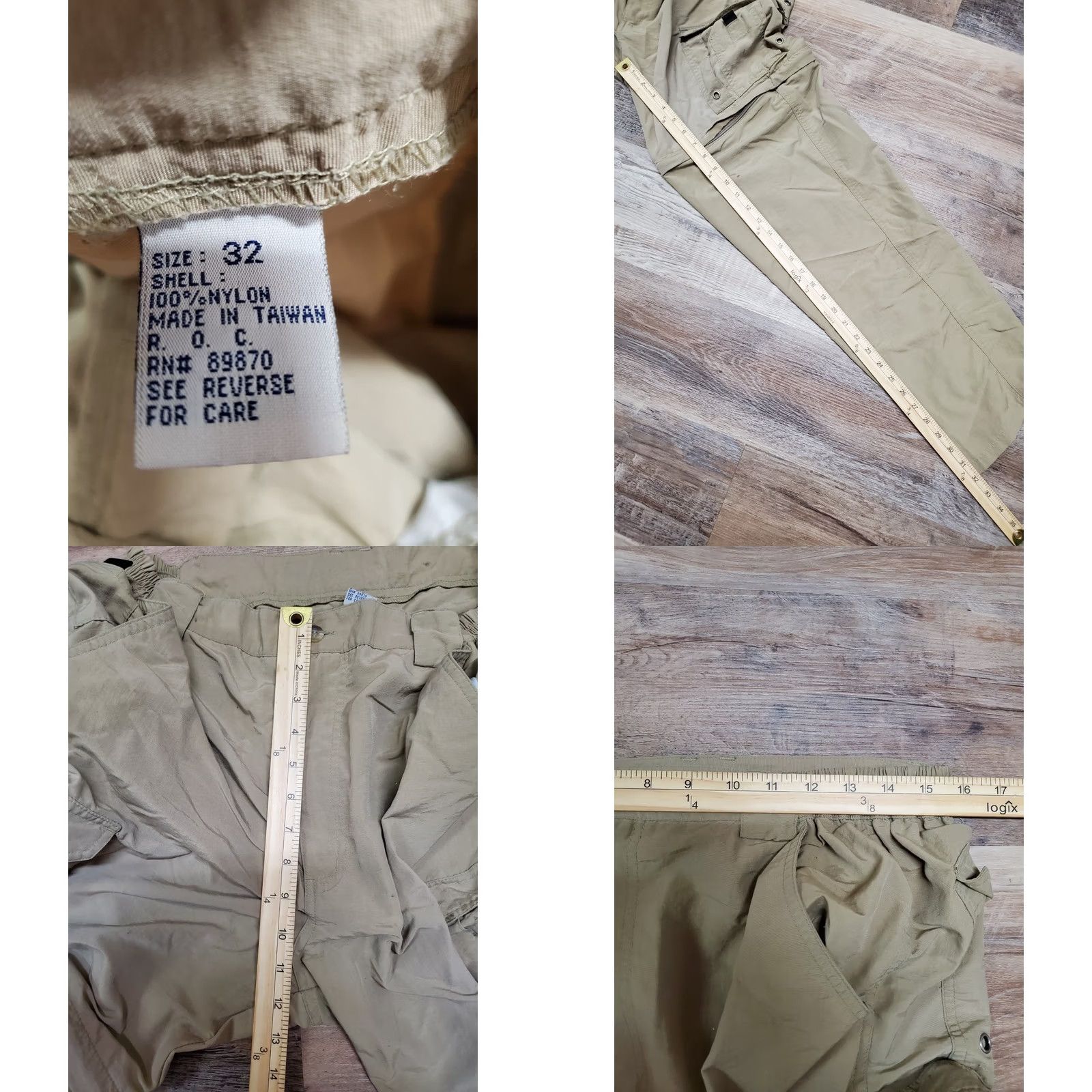 Vintage Bimini Bay Outfitters Pants Mens 32 Tan Cargo Convertible Outdoor Gear Zip Leg Size US 32 / EU 48 - 8 Thumbnail