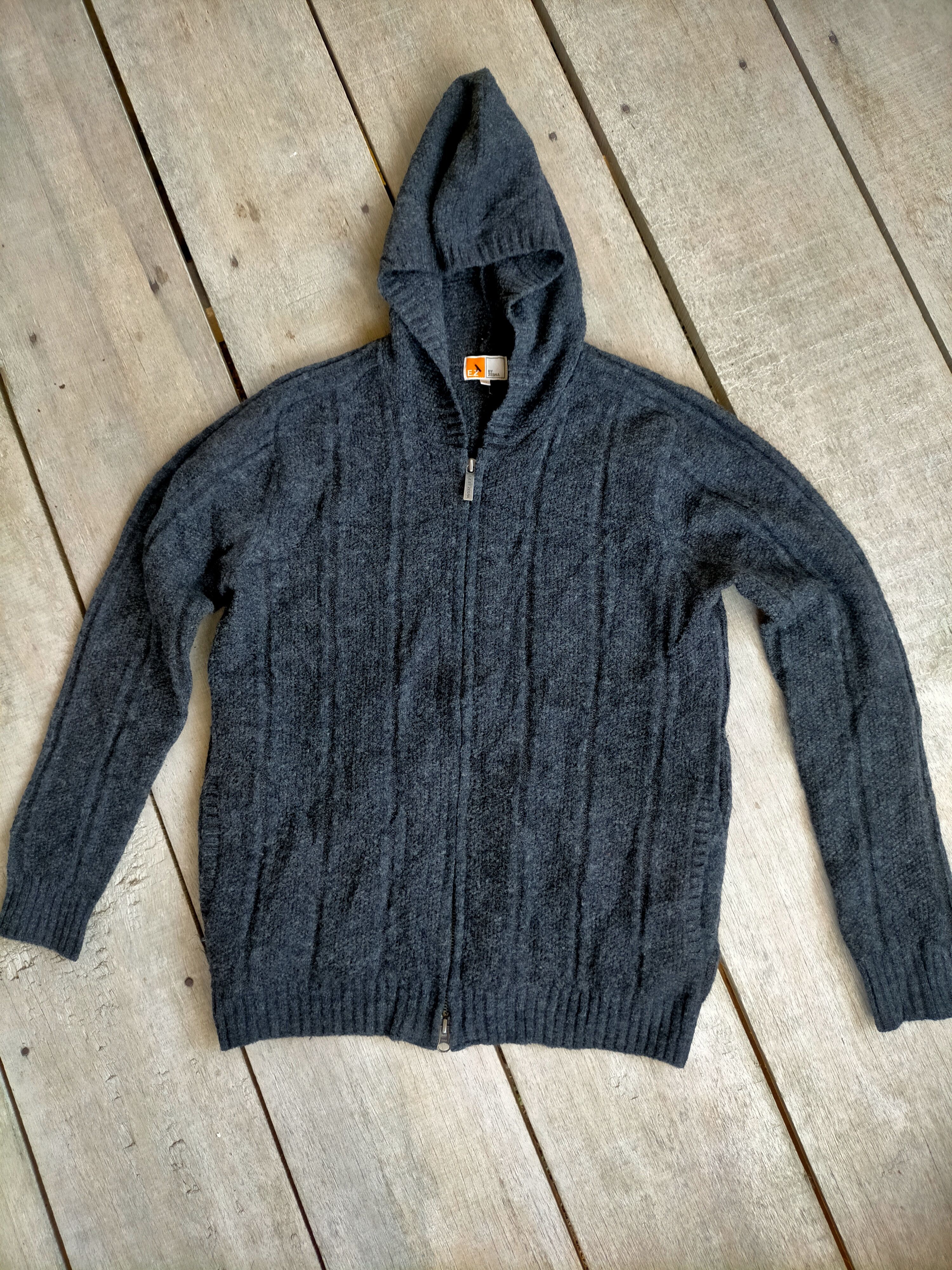 E.Z By Zegna Cardigan Hoodie