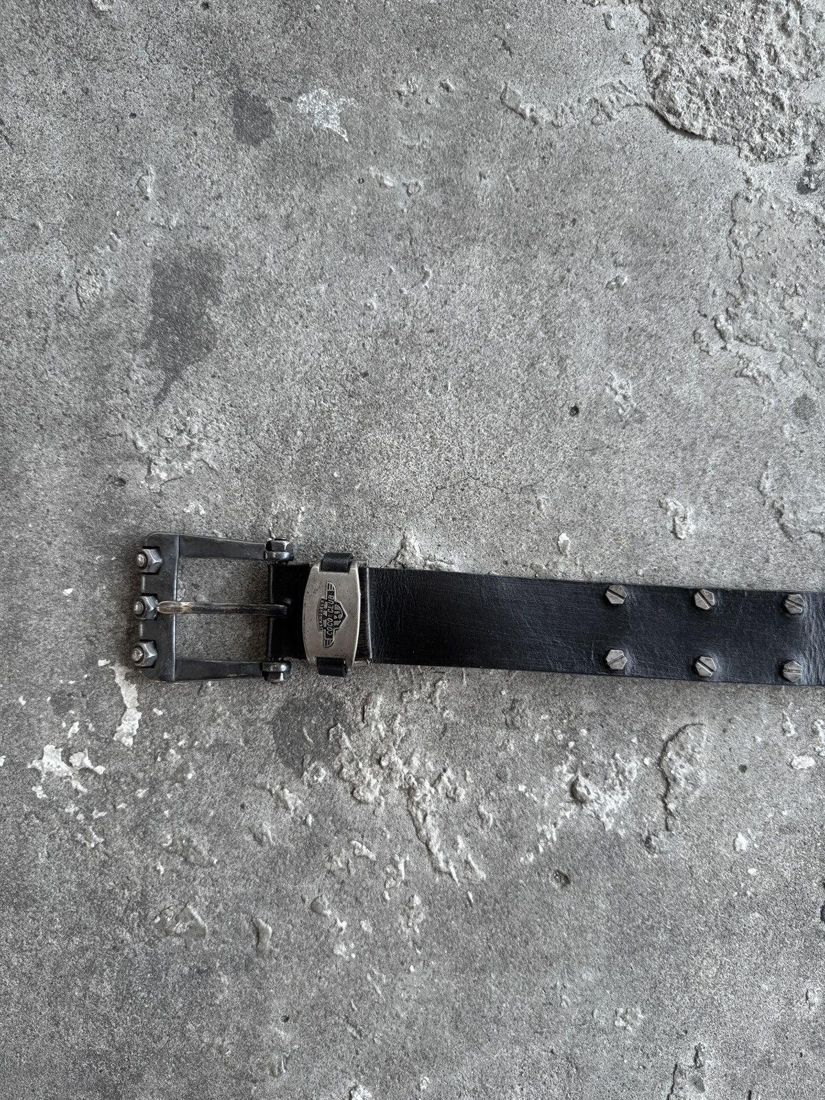 Other Vintage Montana Studed Leather Belt Size ONE SIZE - 2 Thumbnail