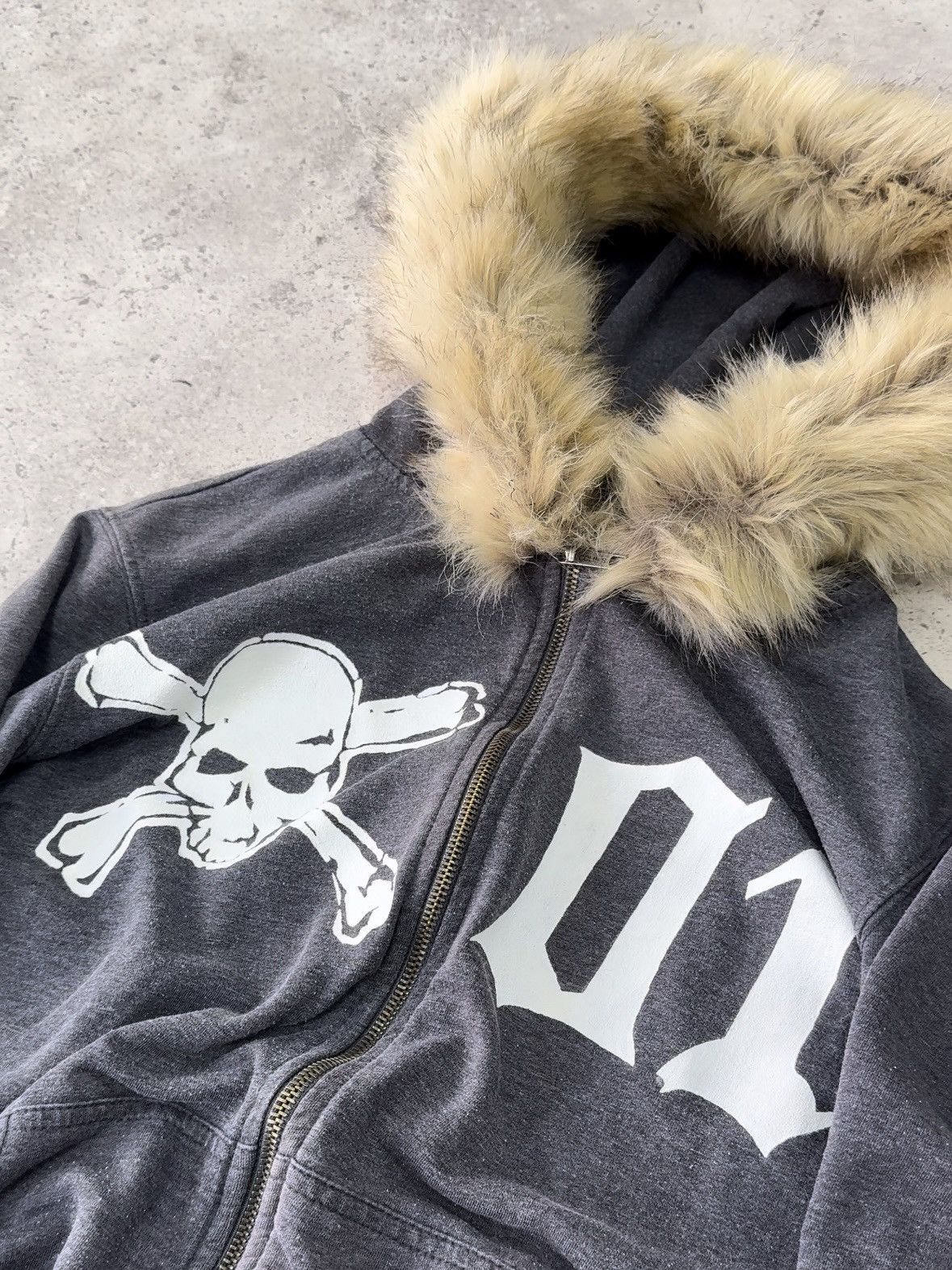 Japanese Brand Vintage Fur Hood LGB Number Nine Style Y2K Hoodie Size US S / EU 44-46 / 1 - 4 Thumbnail