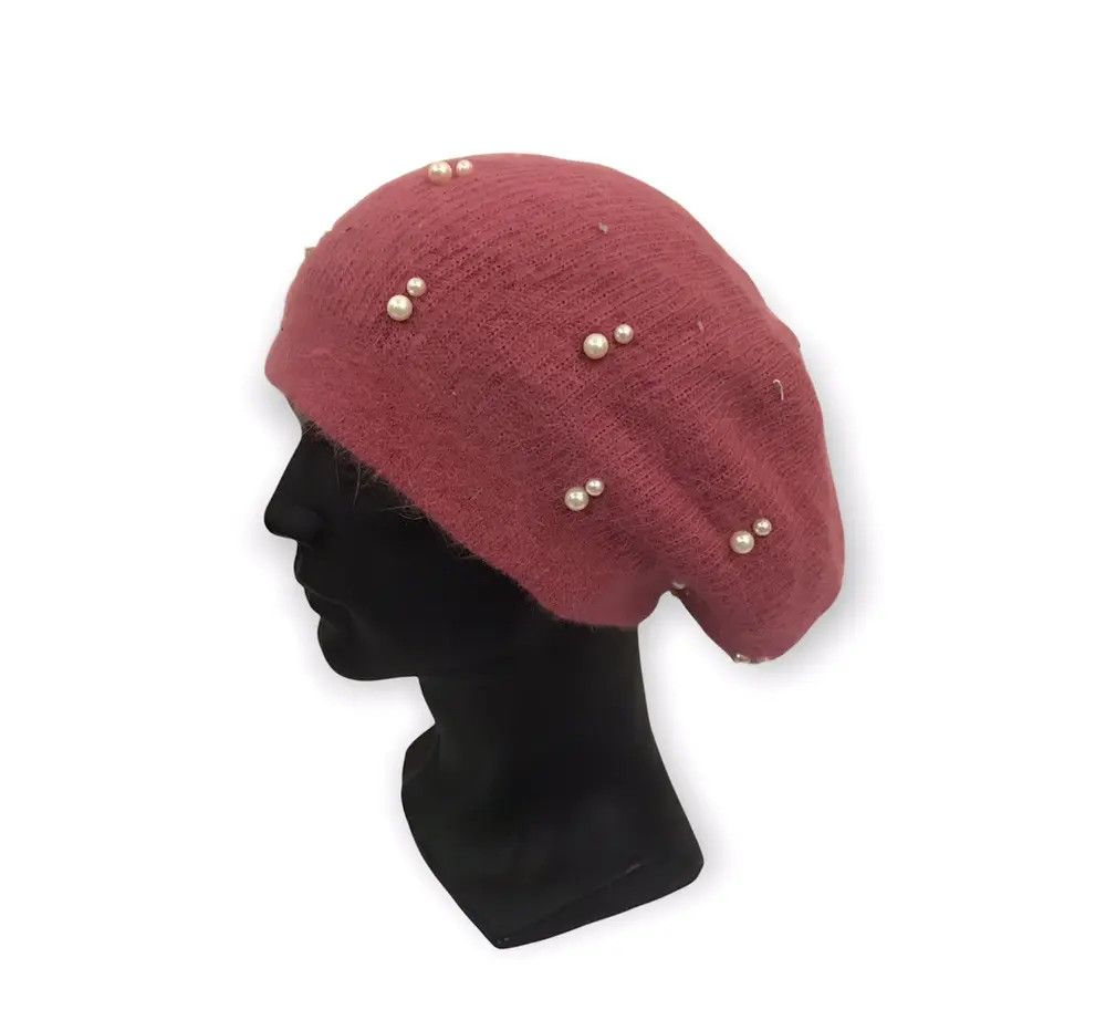 Japanese Brand Dazzlin Plain Beanie Hat Size ONE SIZE - 1 Thumbnail